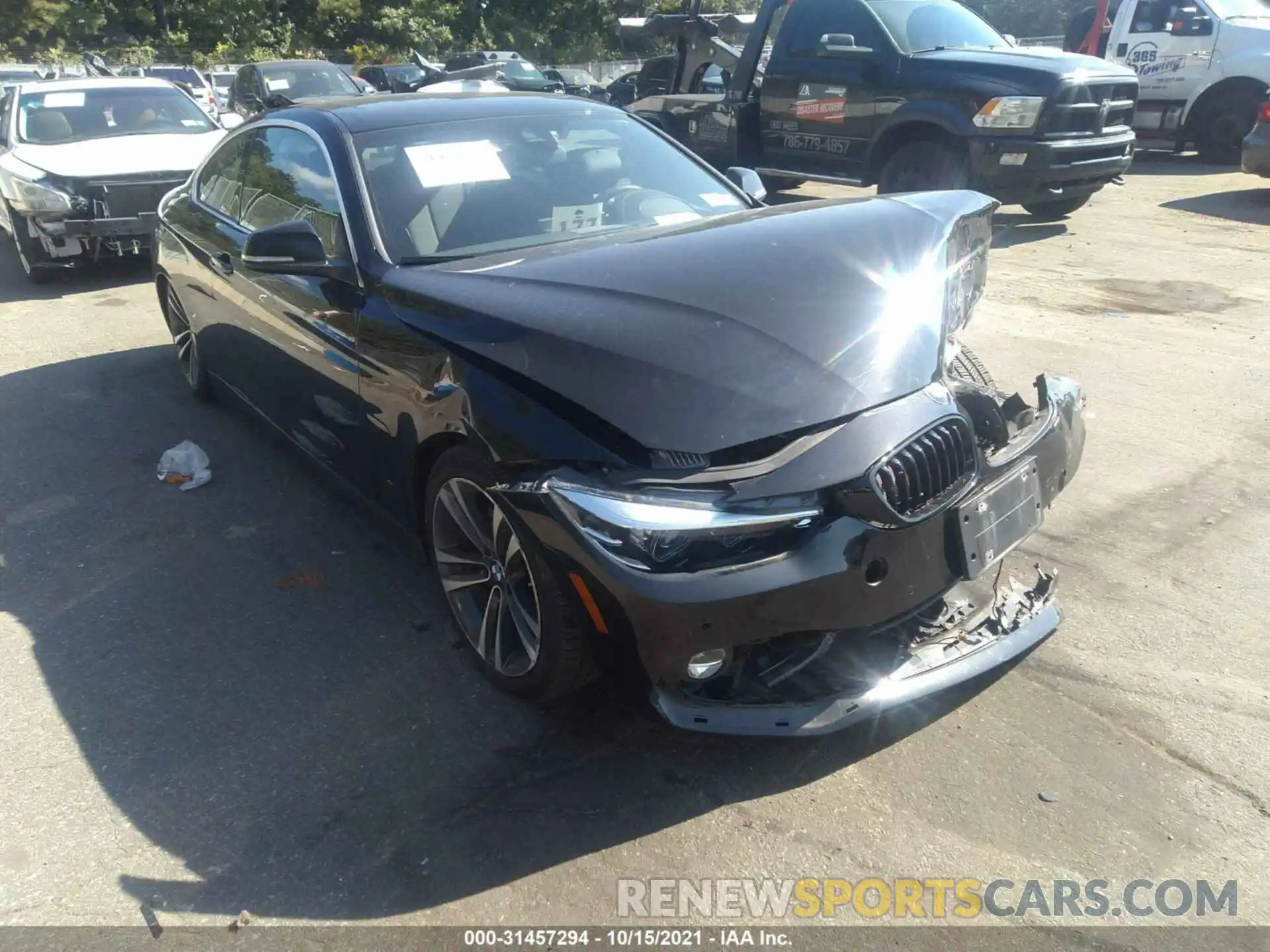 1 Photograph of a damaged car WBA4W5C05LFH12689 BMW 4 SERIES 2020