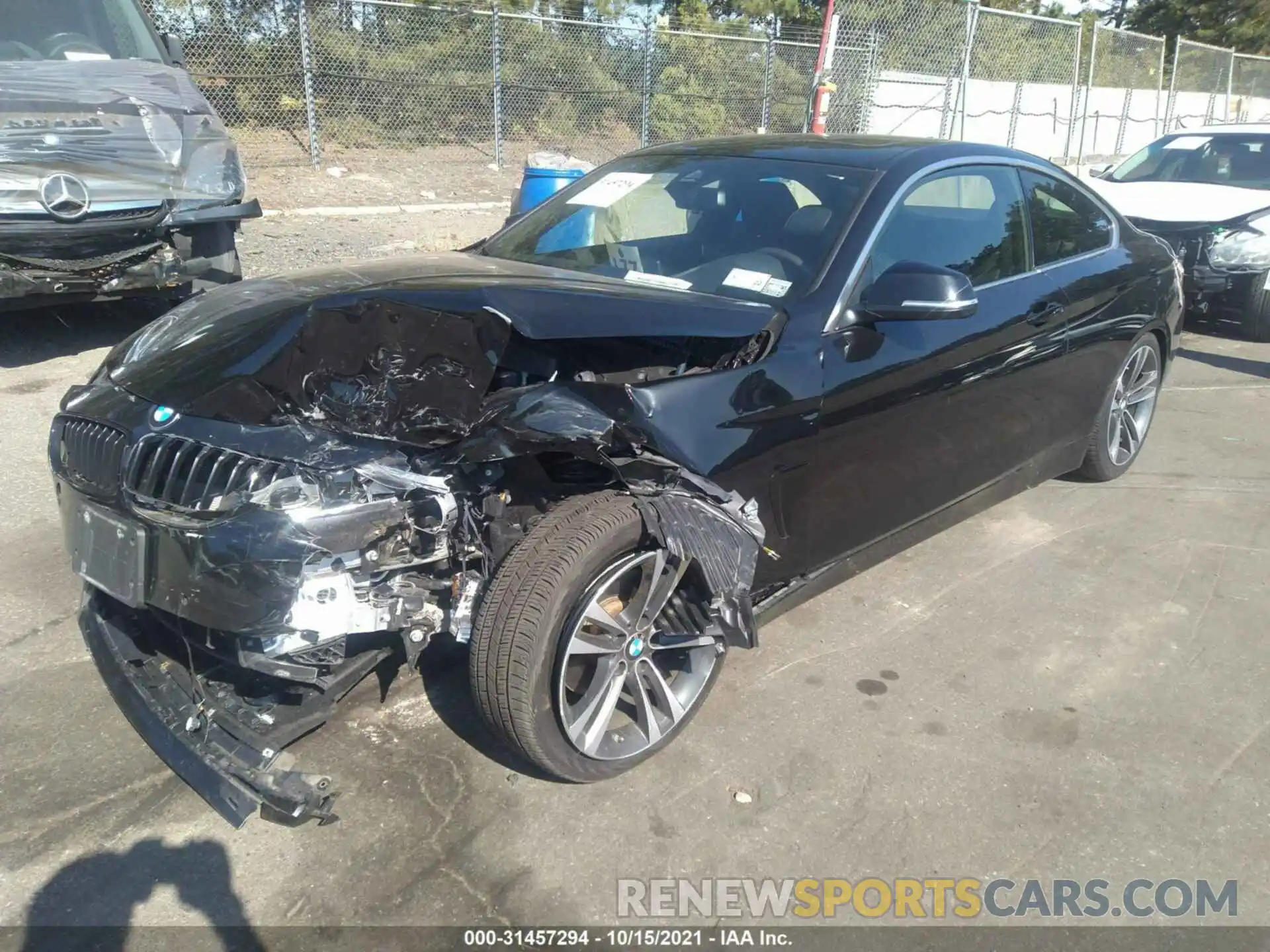 2 Photograph of a damaged car WBA4W5C05LFH12689 BMW 4 SERIES 2020