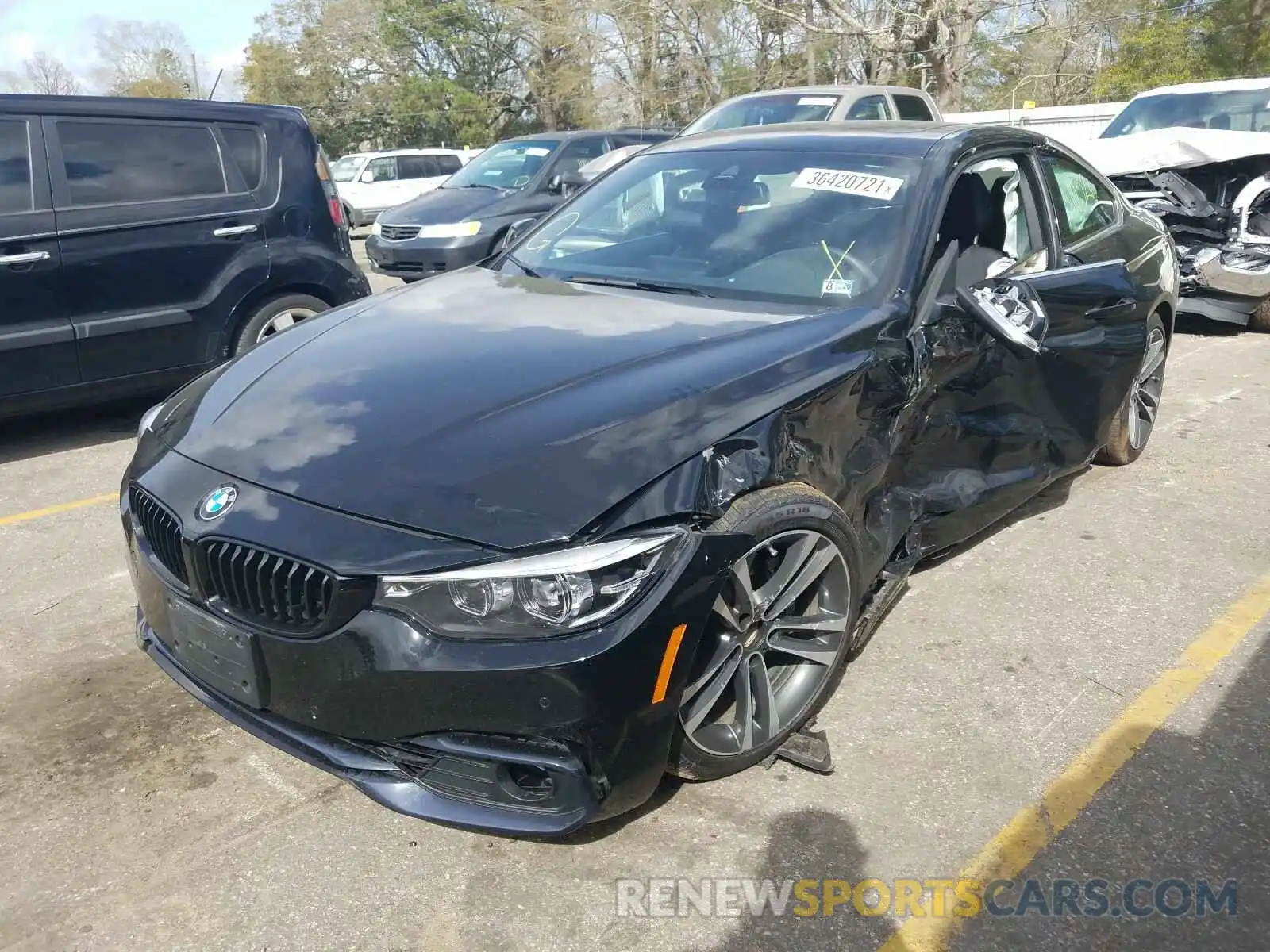 2 Photograph of a damaged car WBA4W5C06LFH38900 BMW 4 SERIES 2020