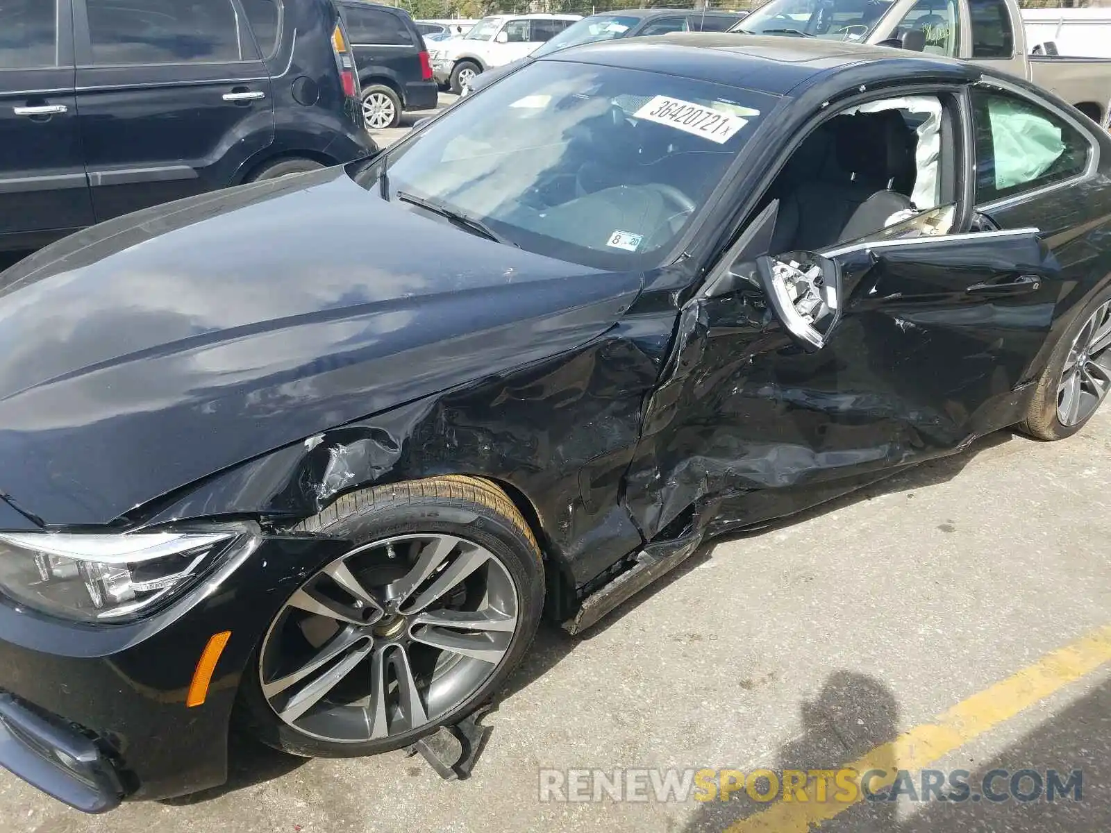 9 Photograph of a damaged car WBA4W5C06LFH38900 BMW 4 SERIES 2020