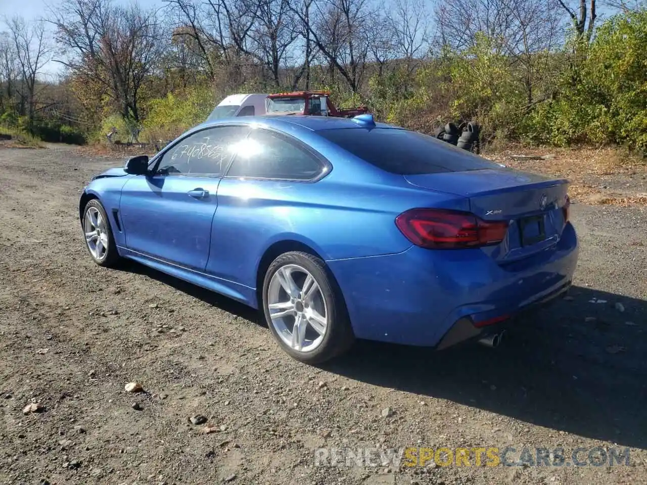 3 Фотография поврежденного автомобиля WBA4W5C06LFJ86635 BMW 4 SERIES 2020