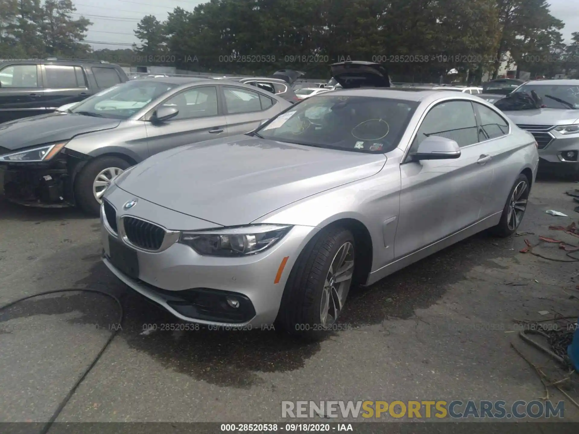 2 Photograph of a damaged car WBA4W5C07LFH40784 BMW 4 SERIES 2020