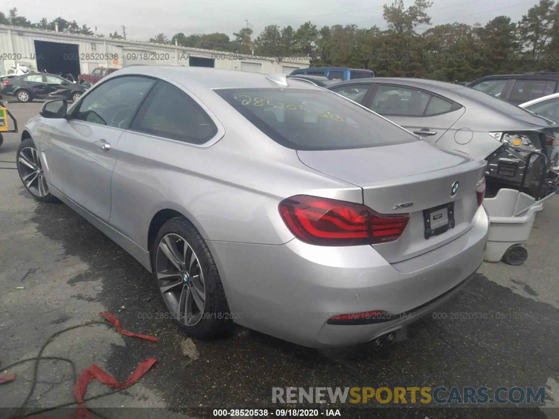 3 Photograph of a damaged car WBA4W5C07LFH40784 BMW 4 SERIES 2020