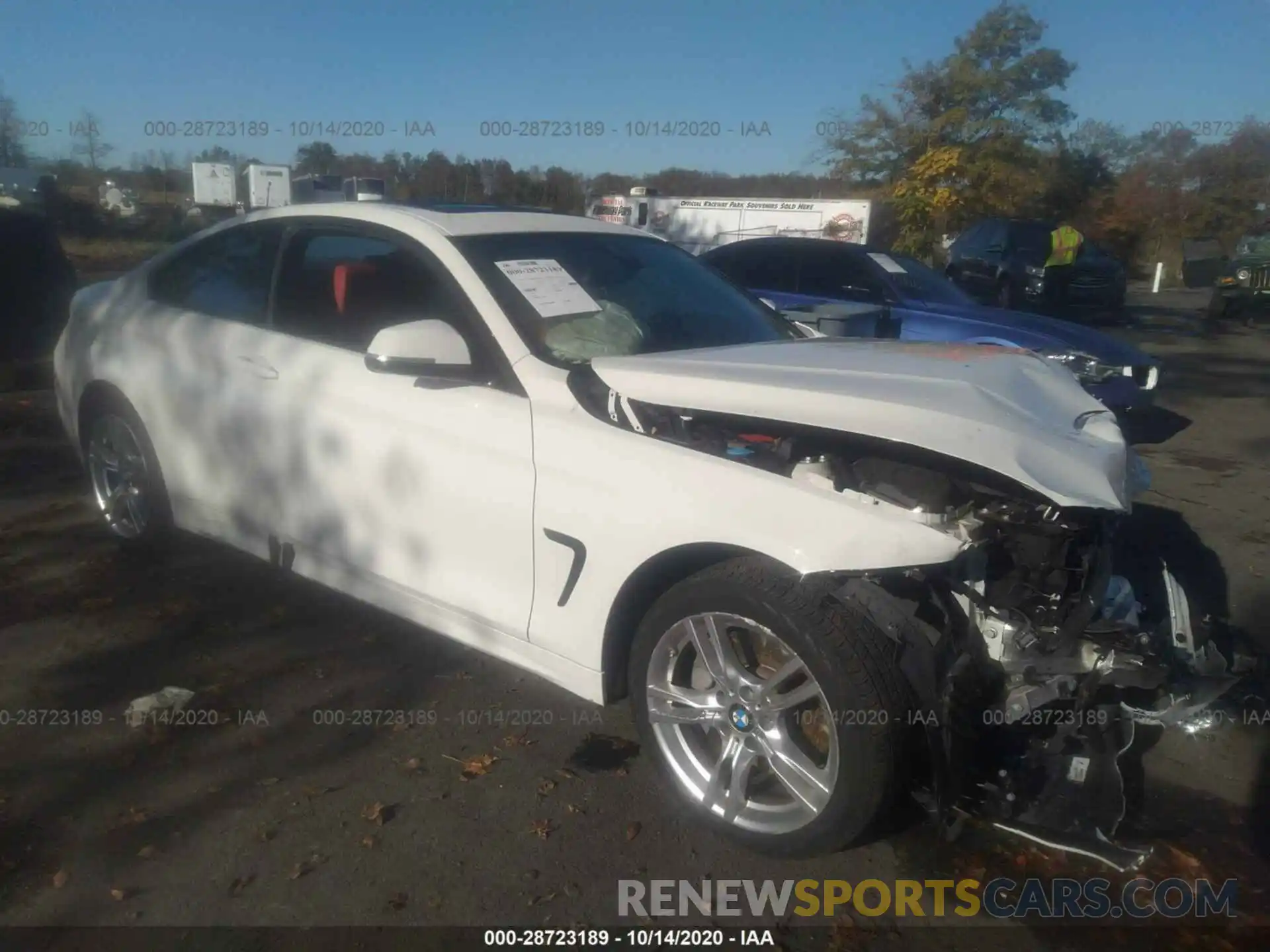 1 Photograph of a damaged car WBA4W5C07LFH41837 BMW 4 SERIES 2020
