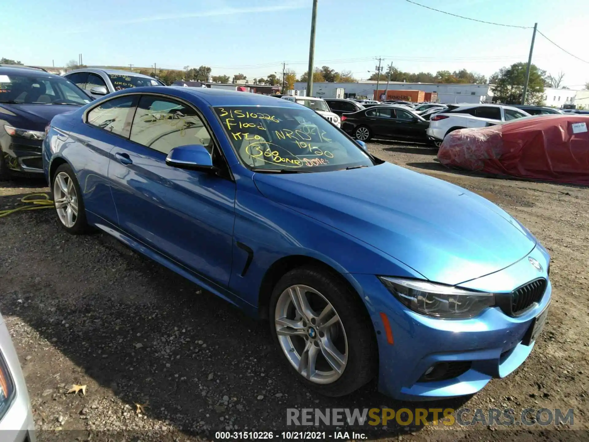 1 Photograph of a damaged car WBA4W5C08LFJ40434 BMW 4 SERIES 2020