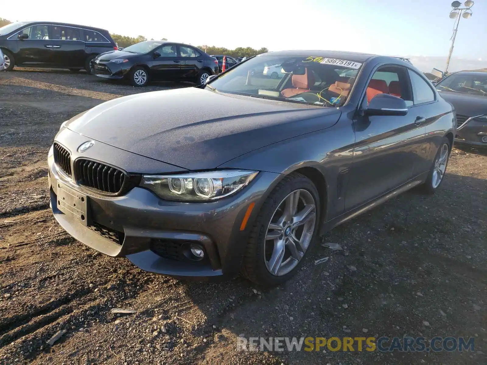 2 Photograph of a damaged car WBA4W5C09LAE51452 BMW 4 SERIES 2020