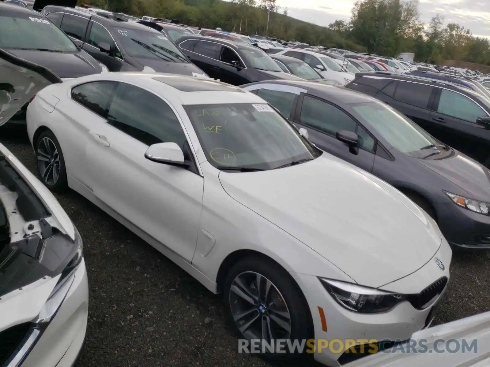 1 Photograph of a damaged car WBA4W5C09LFH63841 BMW 4 SERIES 2020