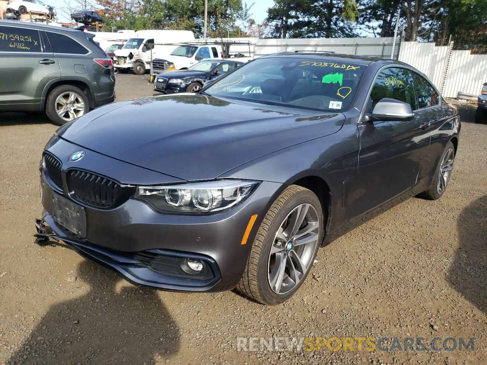 2 Photograph of a damaged car WBA4W5C09LFJ66945 BMW 4 SERIES 2020