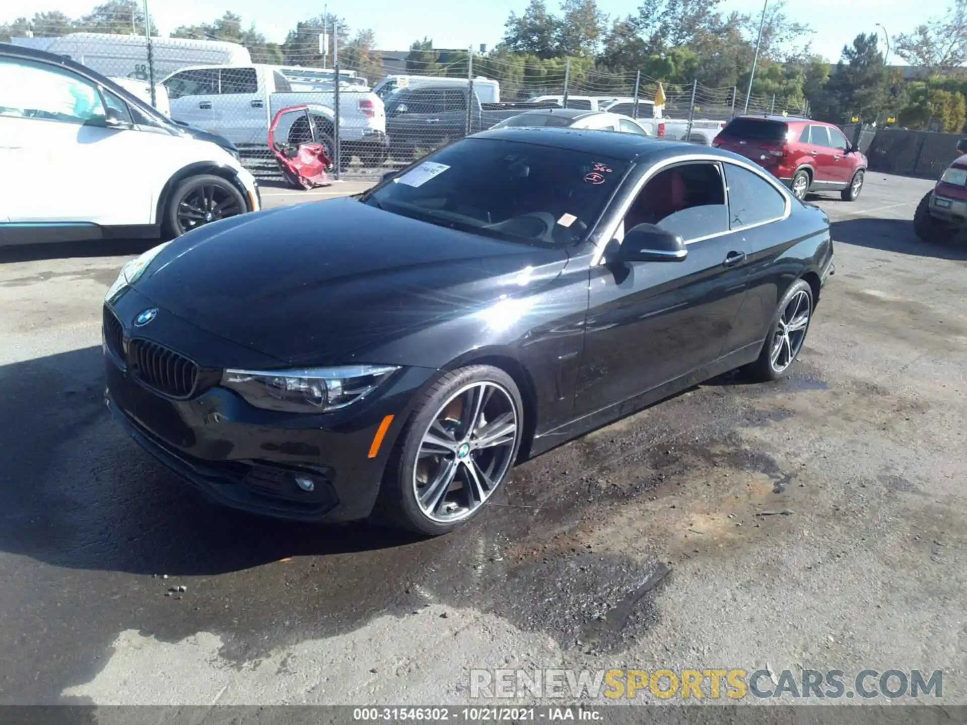 2 Photograph of a damaged car WBA4W7C02LFJ74817 BMW 4 SERIES 2020