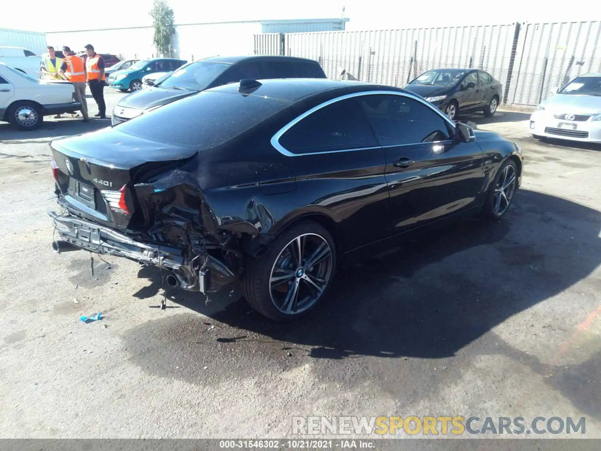 4 Photograph of a damaged car WBA4W7C02LFJ74817 BMW 4 SERIES 2020