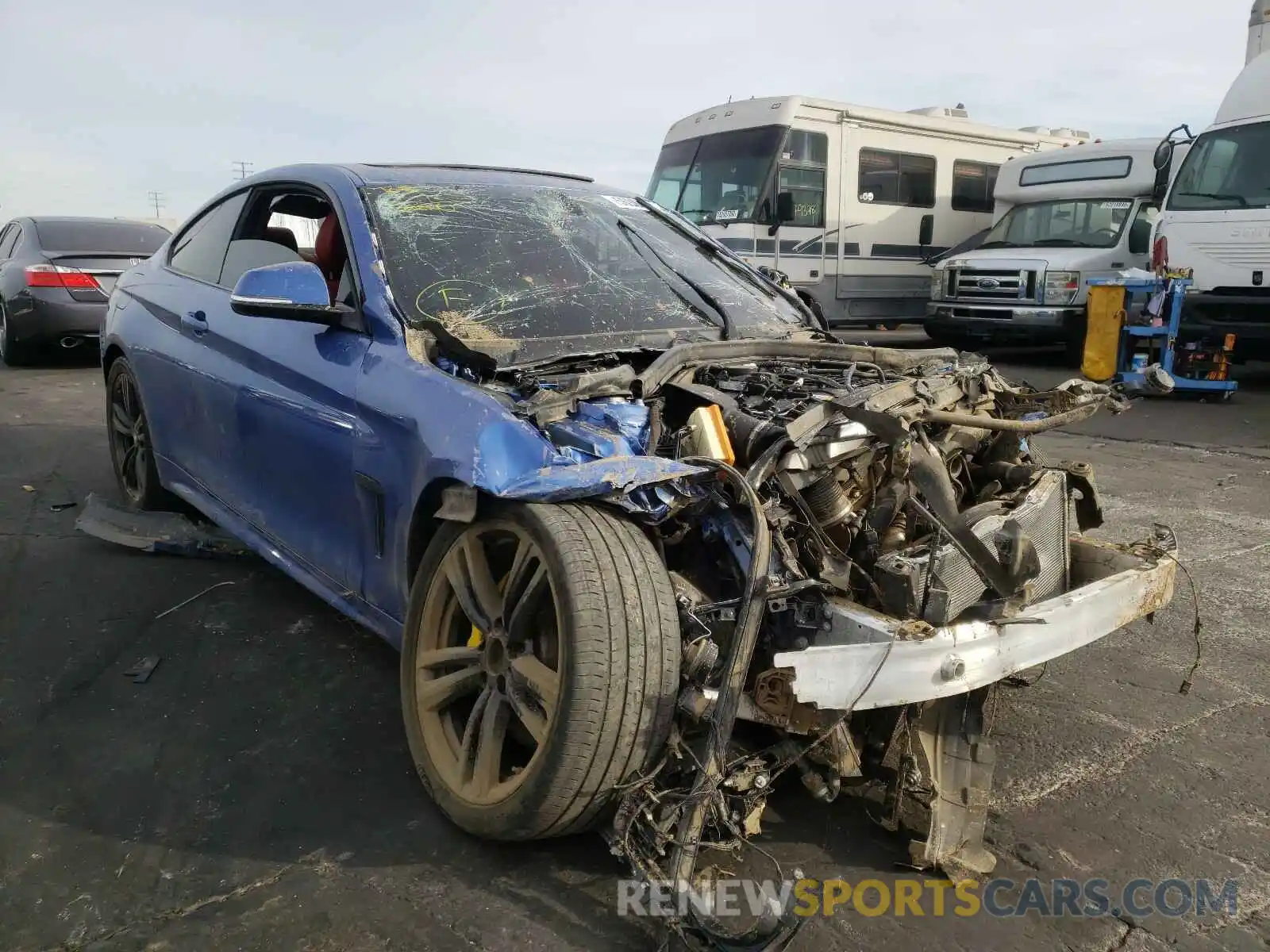 1 Photograph of a damaged car WBA4W7C04LAH17181 BMW 4 SERIES 2020