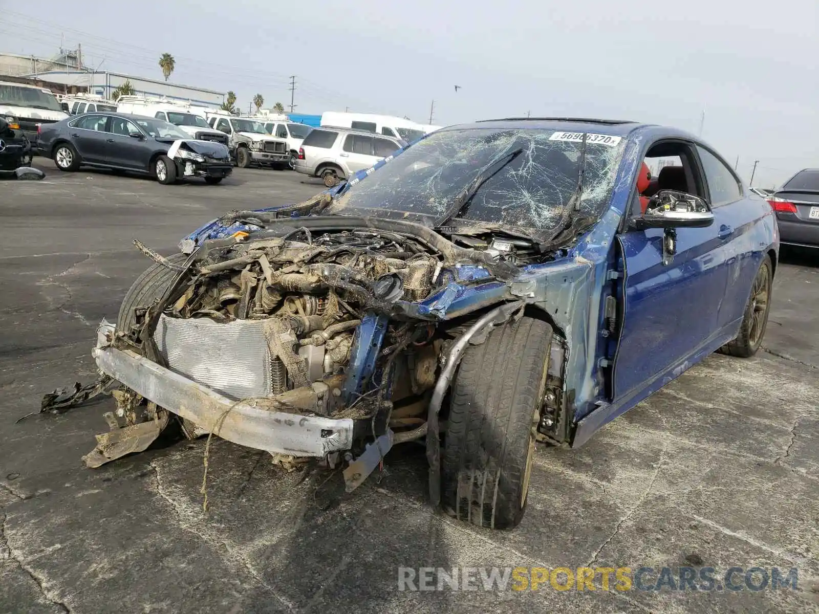 2 Photograph of a damaged car WBA4W7C04LAH17181 BMW 4 SERIES 2020