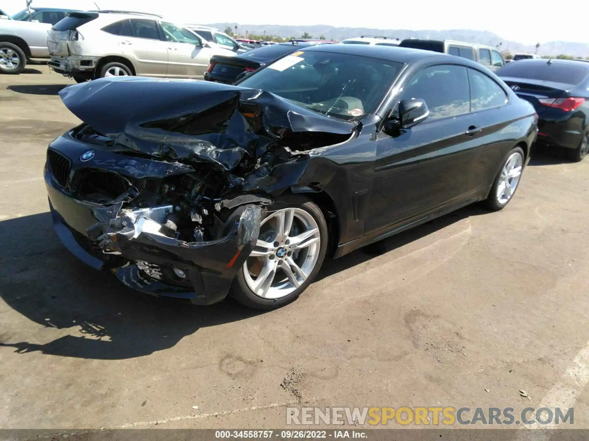 2 Photograph of a damaged car WBA4W7C09LFH15672 BMW 4 SERIES 2020