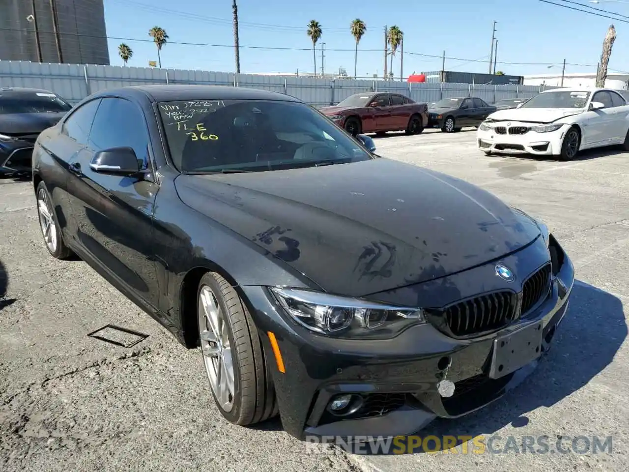 1 Photograph of a damaged car WBA4W7C09LFJ72871 BMW 4 SERIES 2020