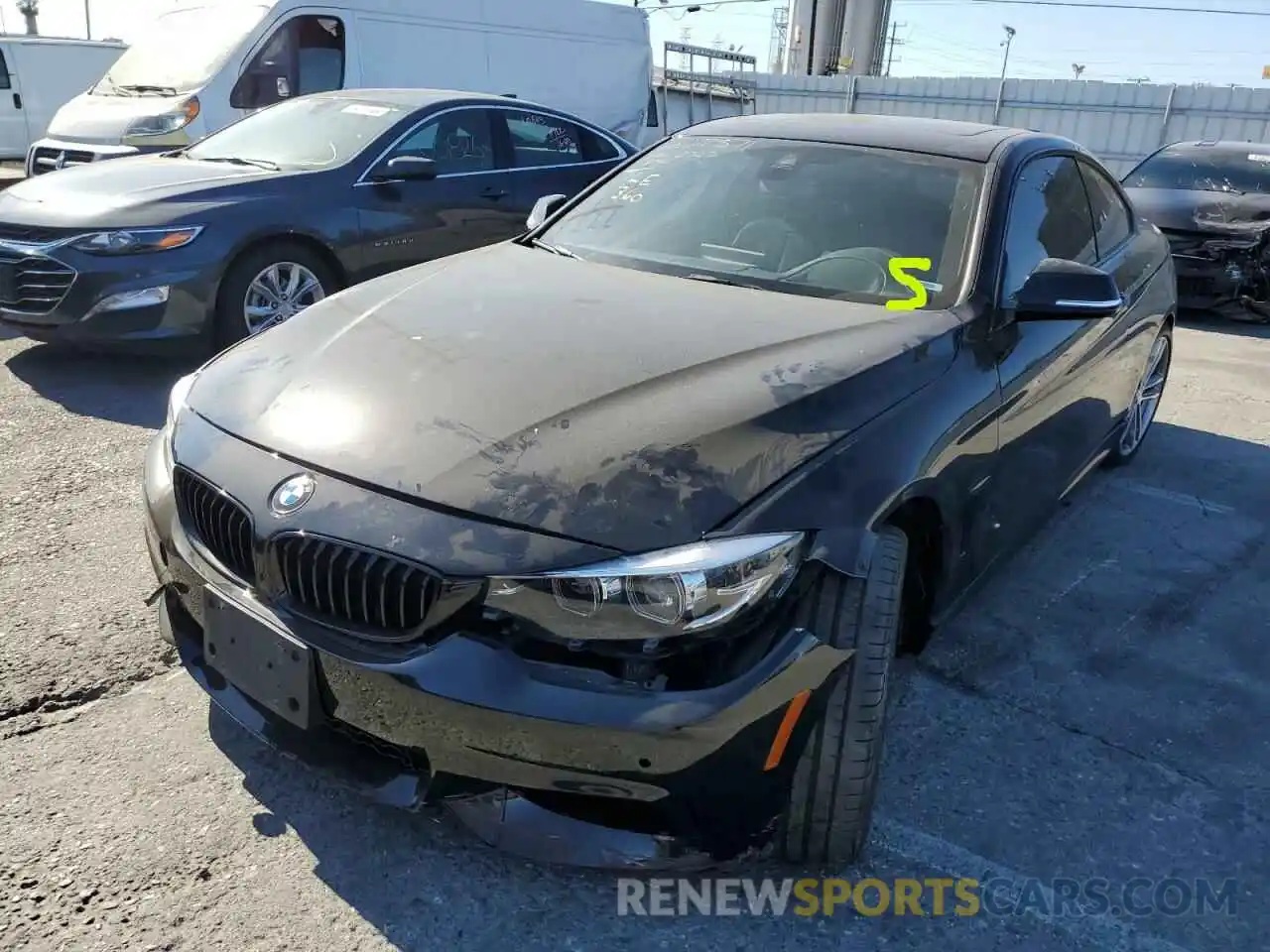 2 Photograph of a damaged car WBA4W7C09LFJ72871 BMW 4 SERIES 2020