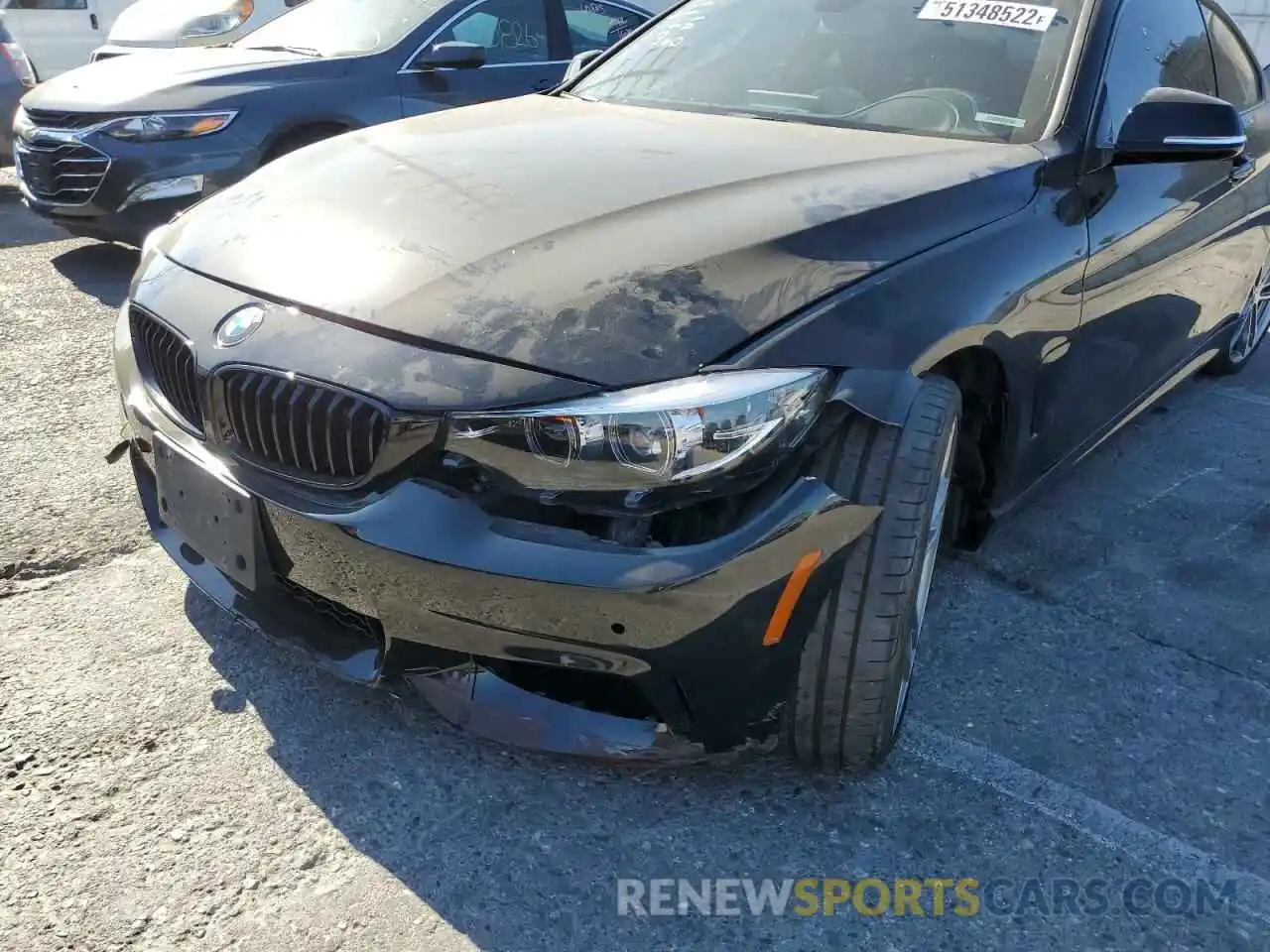 9 Photograph of a damaged car WBA4W7C09LFJ72871 BMW 4 SERIES 2020