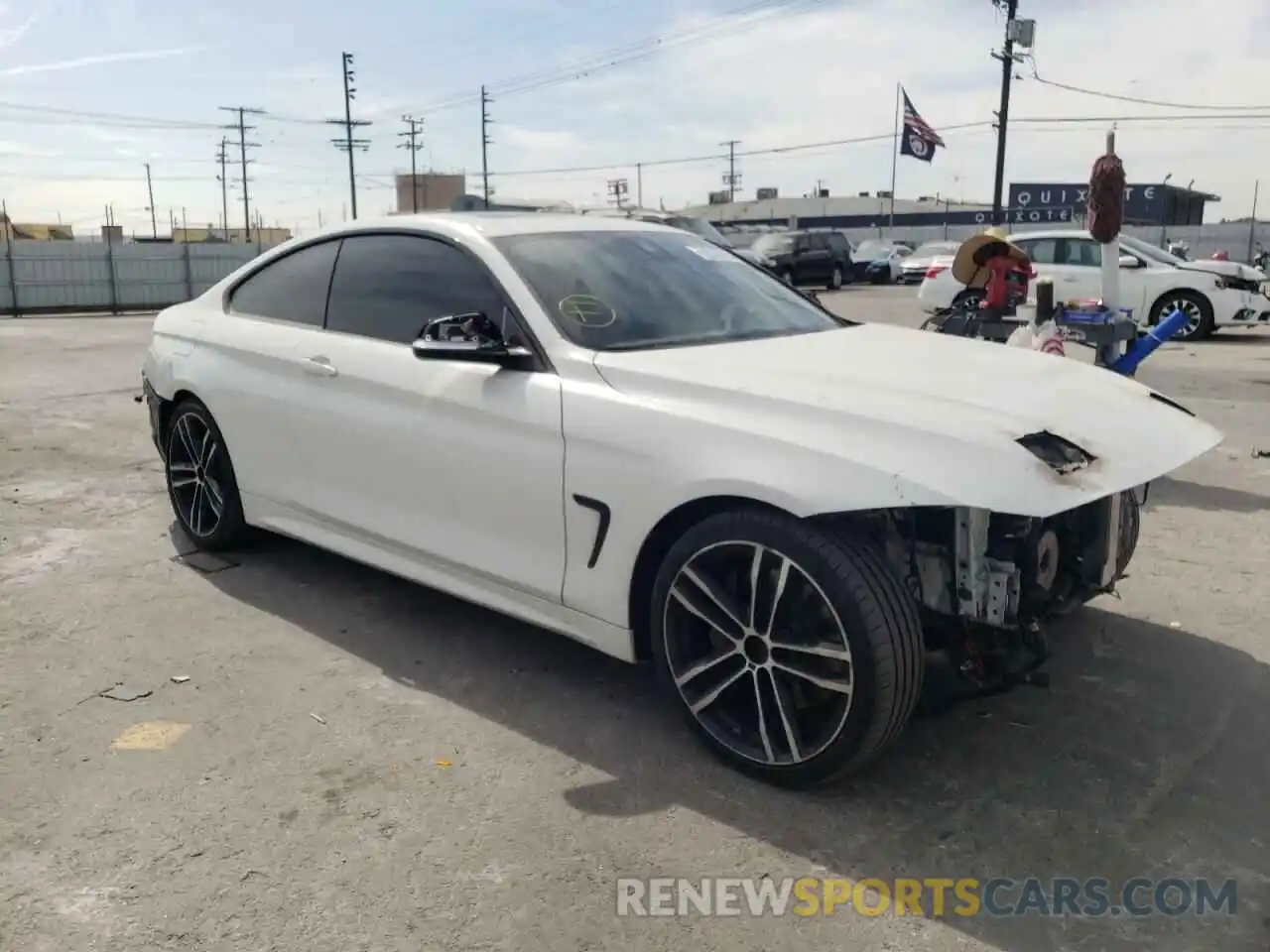 1 Photograph of a damaged car WBA4W7C0XLFH32268 BMW 4 SERIES 2020