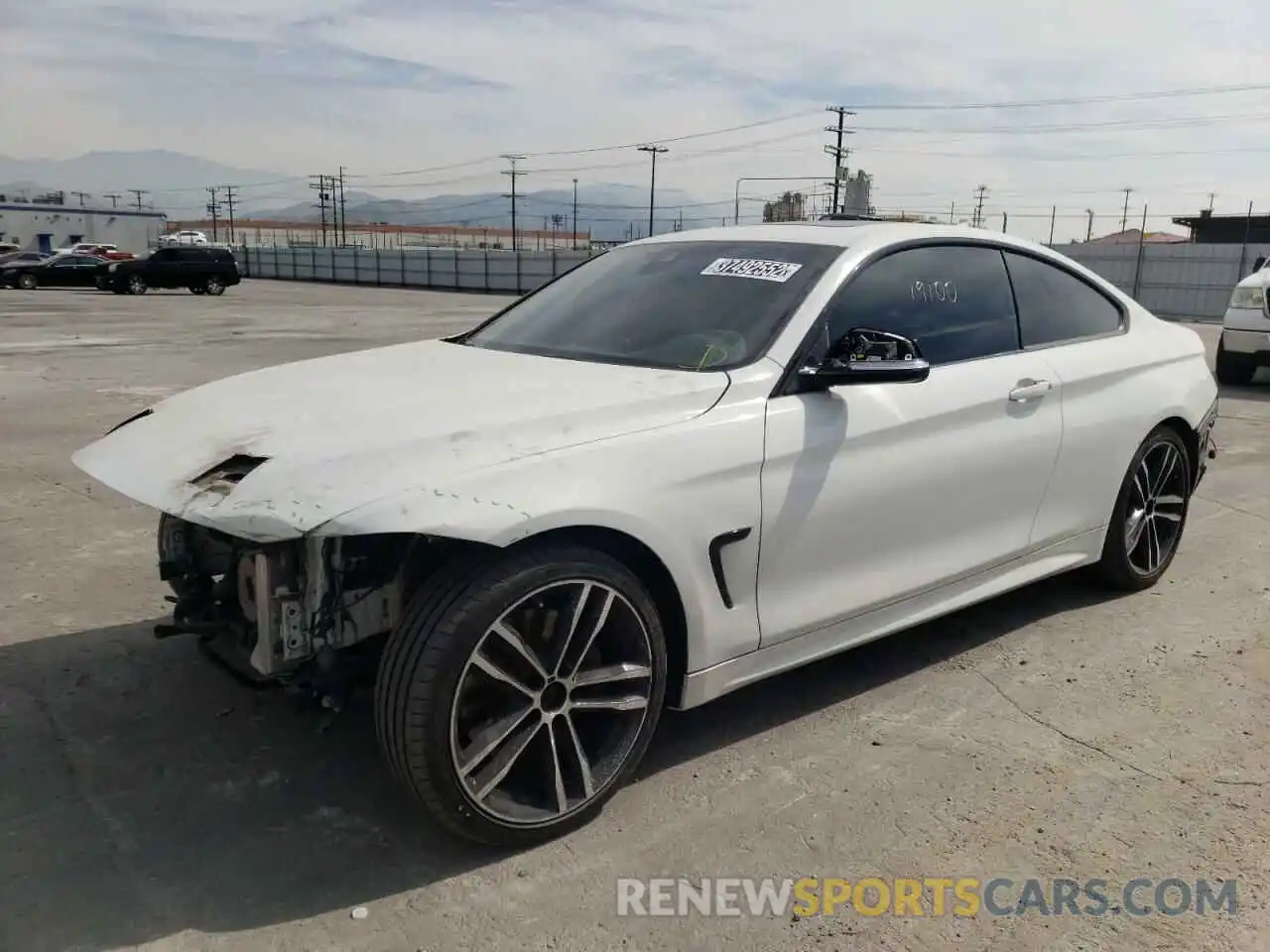 2 Photograph of a damaged car WBA4W7C0XLFH32268 BMW 4 SERIES 2020