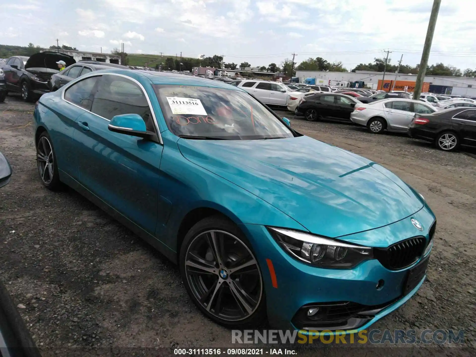 1 Photograph of a damaged car WBA4W9C00LFJ11212 BMW 4 SERIES 2020