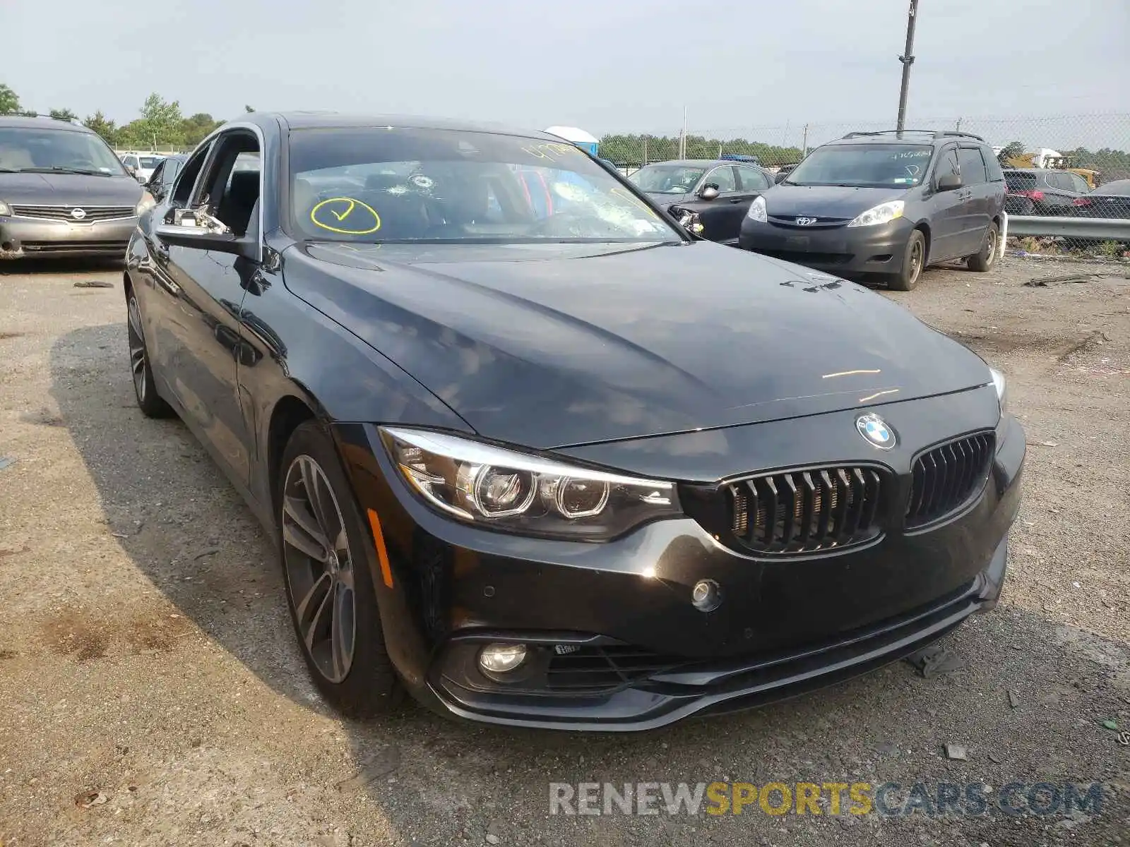 1 Photograph of a damaged car WBA4W9C05LFH12697 BMW 4 SERIES 2020