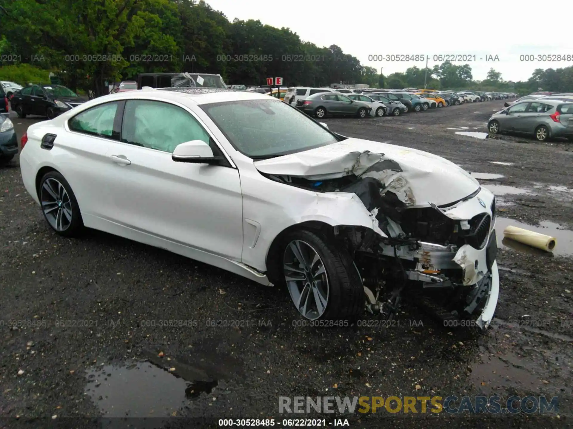 1 Photograph of a damaged car WBA4W9C07LFJ71911 BMW 4 SERIES 2020