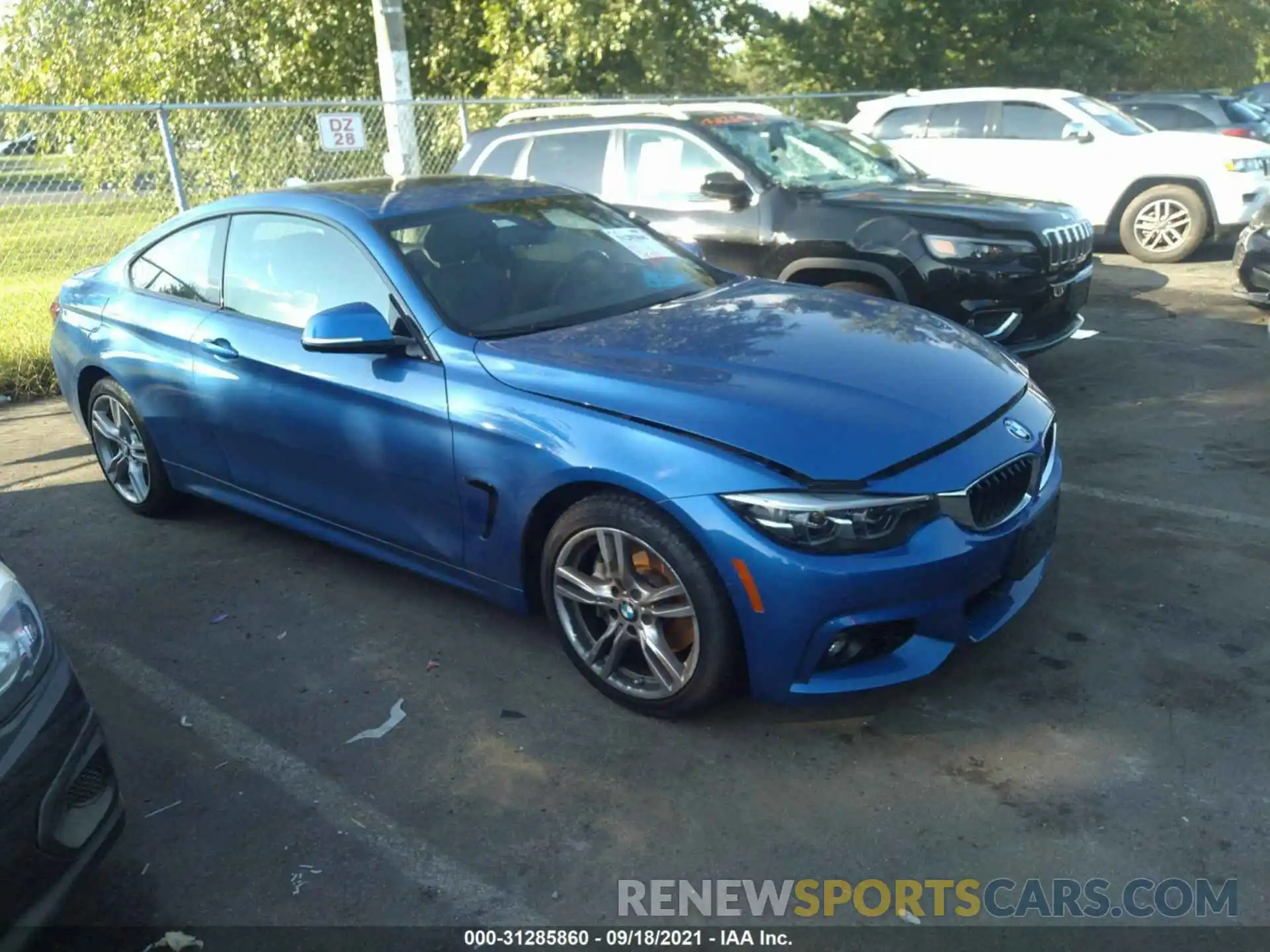 1 Photograph of a damaged car WBA4W9C0XLAG90080 BMW 4 SERIES 2020