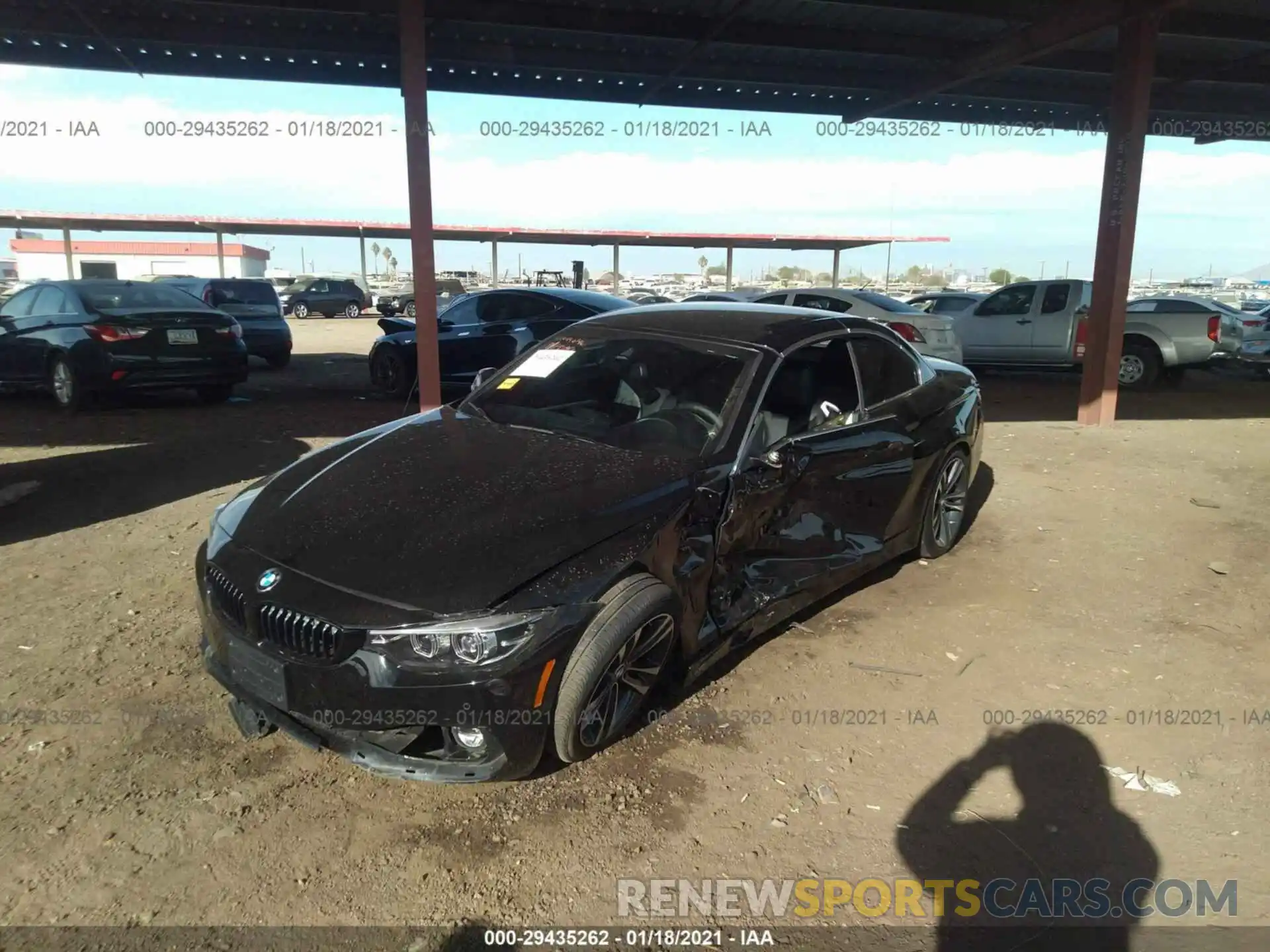 2 Фотография поврежденного автомобиля WBA4Z1C01L5N64916 BMW 4 SERIES 2020