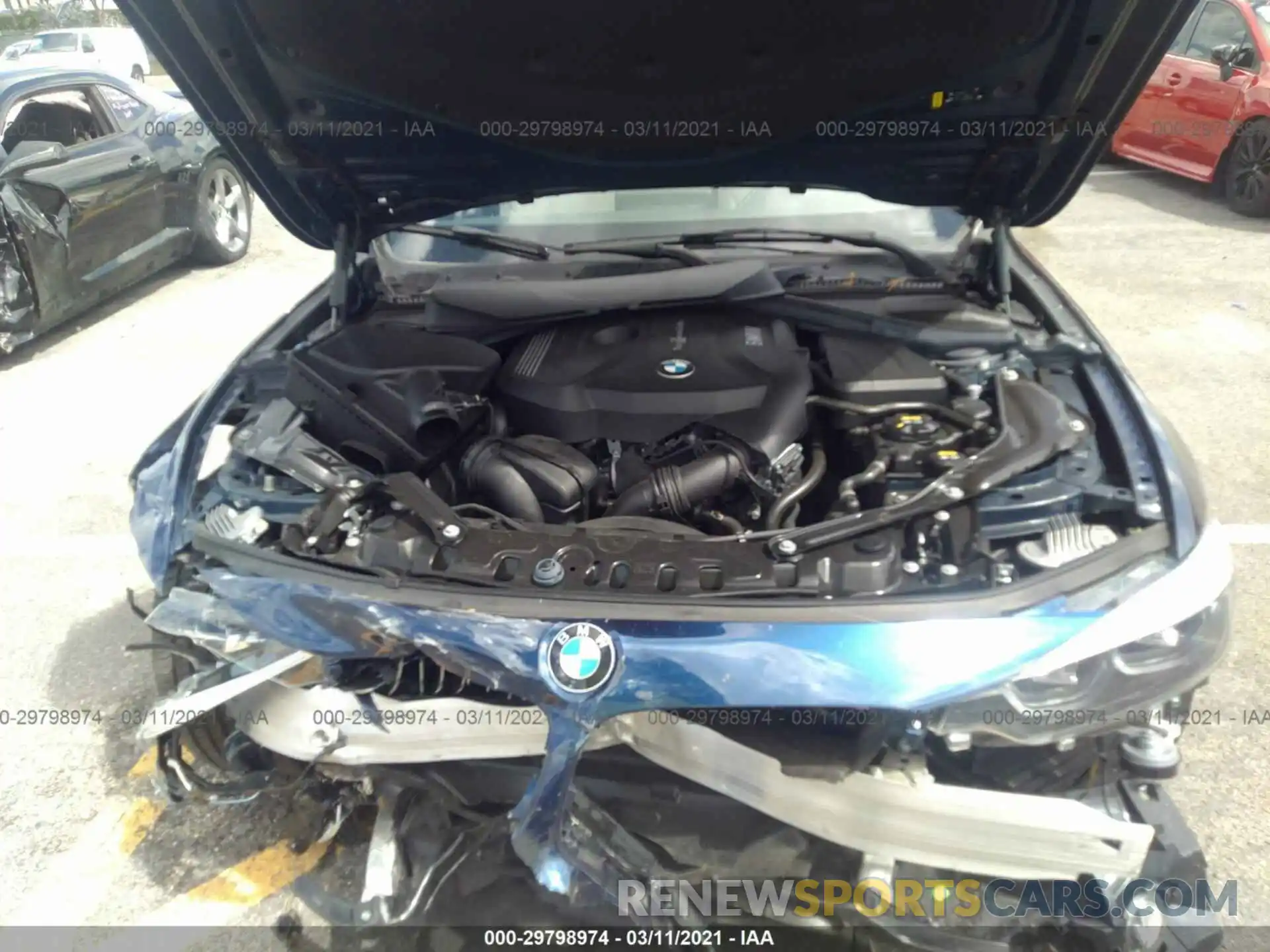 10 Фотография поврежденного автомобиля WBA4Z1C04L5N23874 BMW 4 SERIES 2020