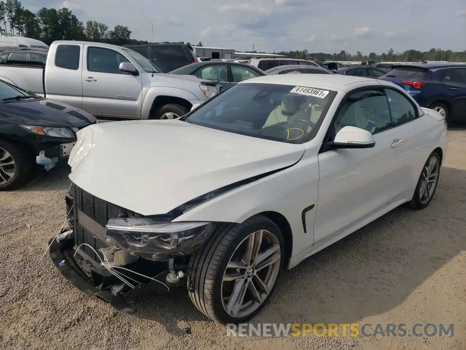 2 Photograph of a damaged car WBA4Z5C02L5N61580 BMW 4 SERIES 2020