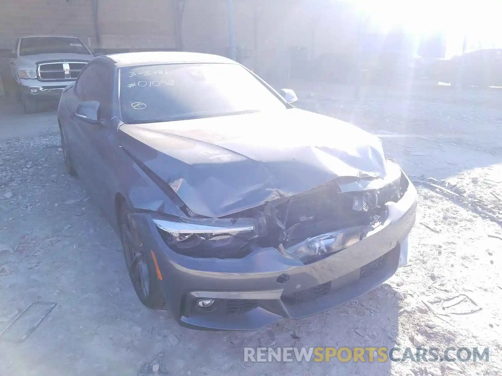 1 Фотография поврежденного автомобиля WBA4Z5C09L5N01098 BMW 4 SERIES 2020