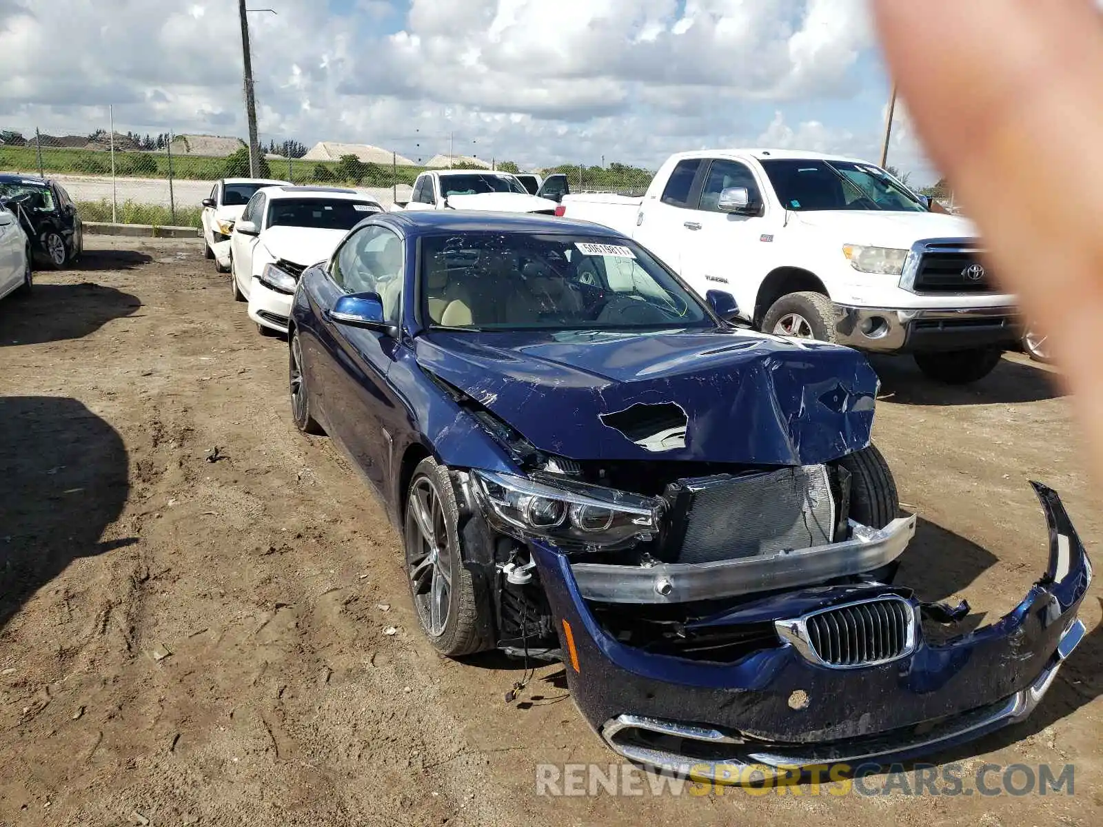 1 Photograph of a damaged car WBA4Z5C0XL5S15051 BMW 4 SERIES 2020