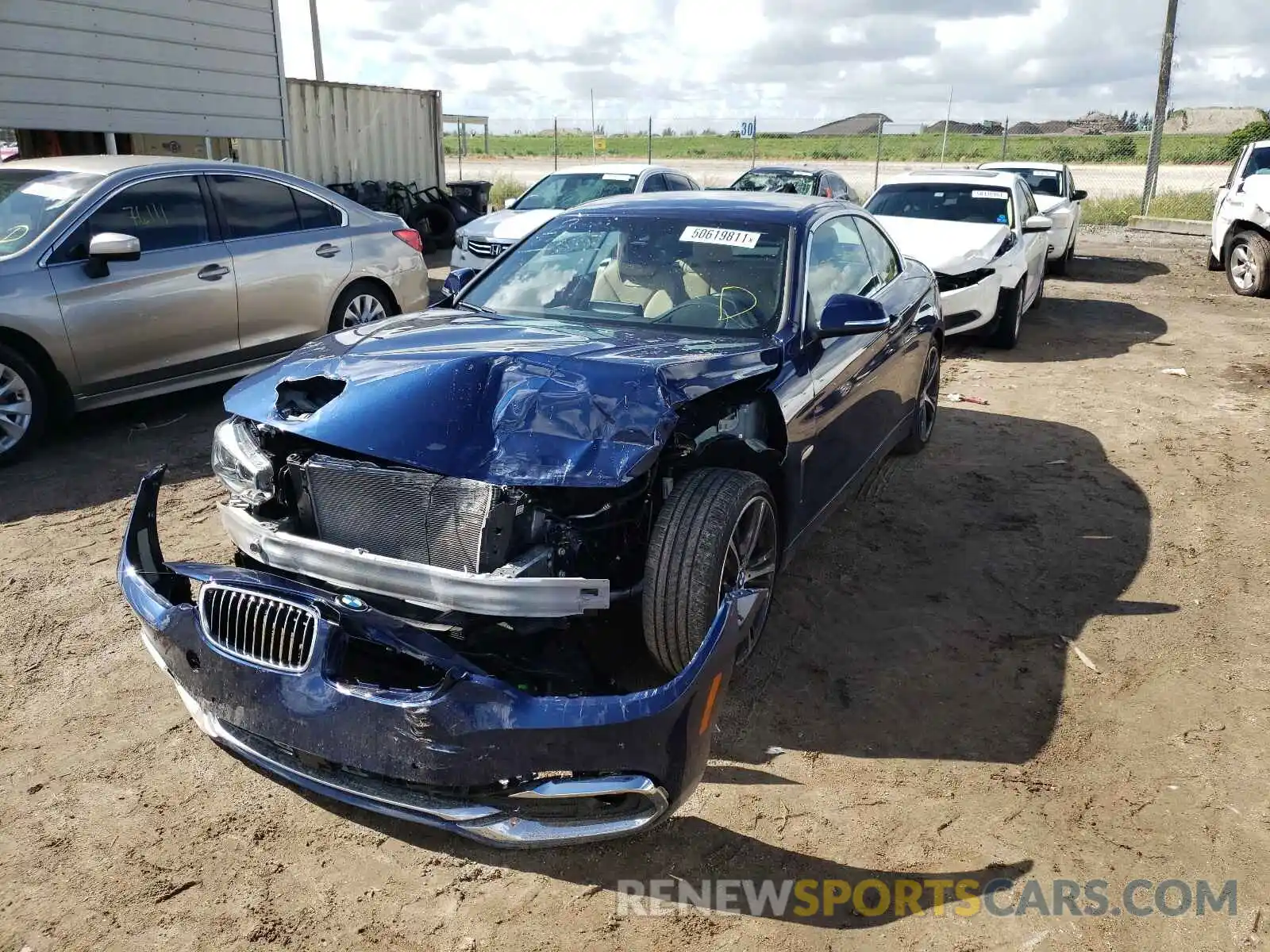 2 Photograph of a damaged car WBA4Z5C0XL5S15051 BMW 4 SERIES 2020