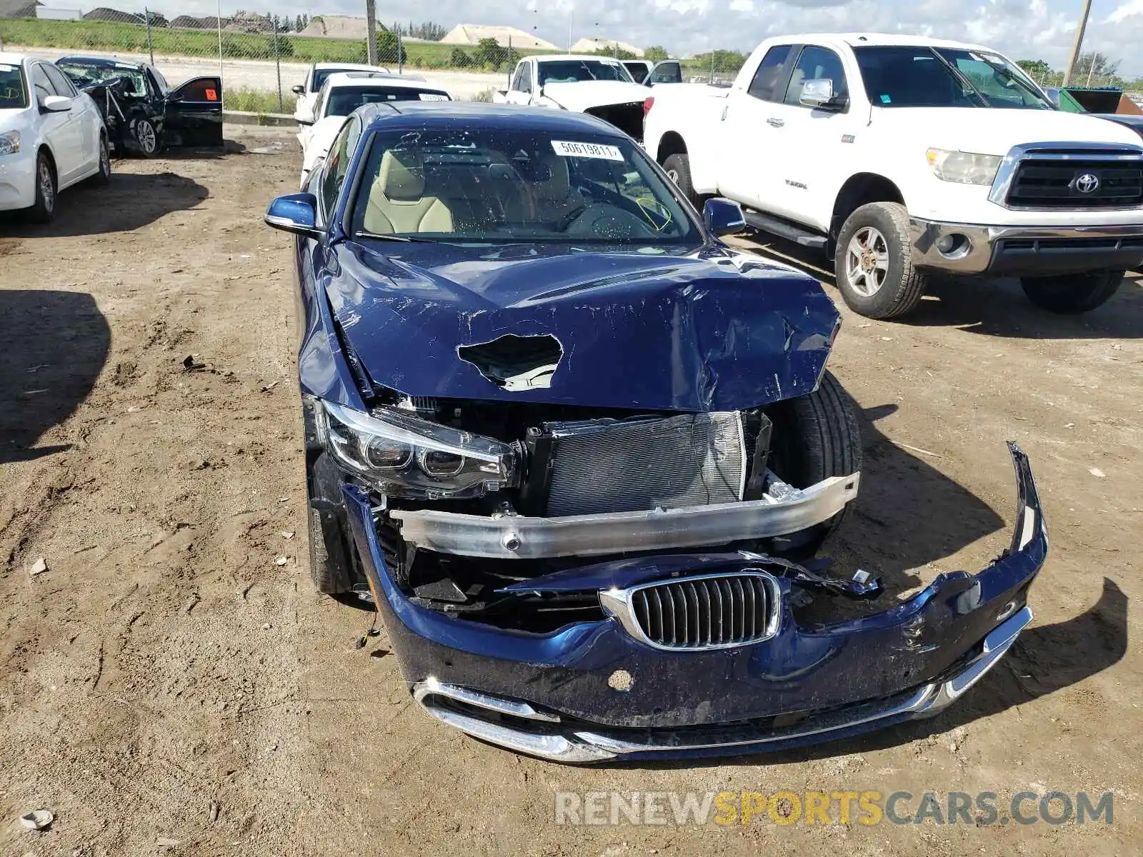 9 Photograph of a damaged car WBA4Z5C0XL5S15051 BMW 4 SERIES 2020