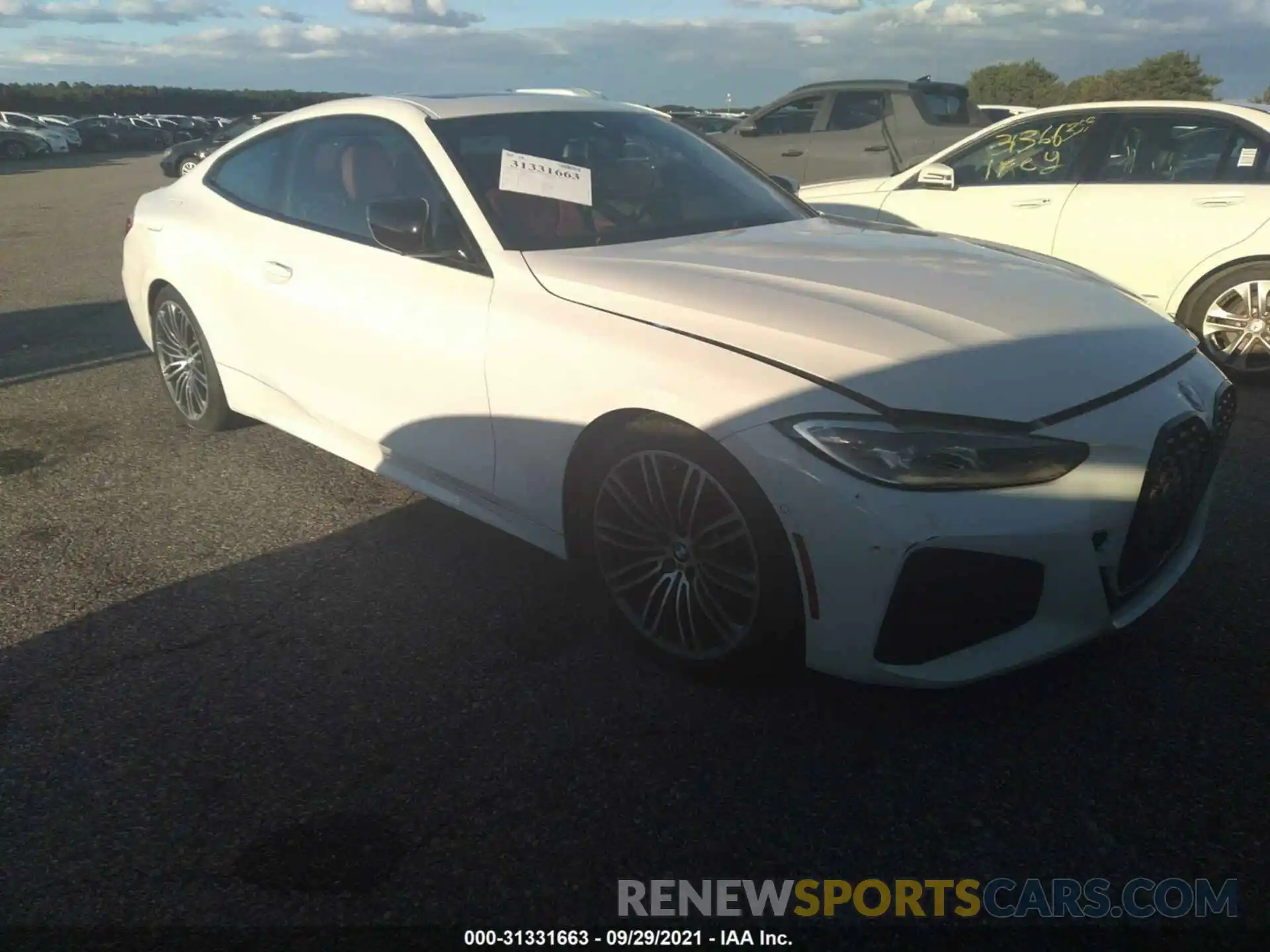 1 Photograph of a damaged car WBA13AR01MCF72249 BMW 4 SERIES 2021