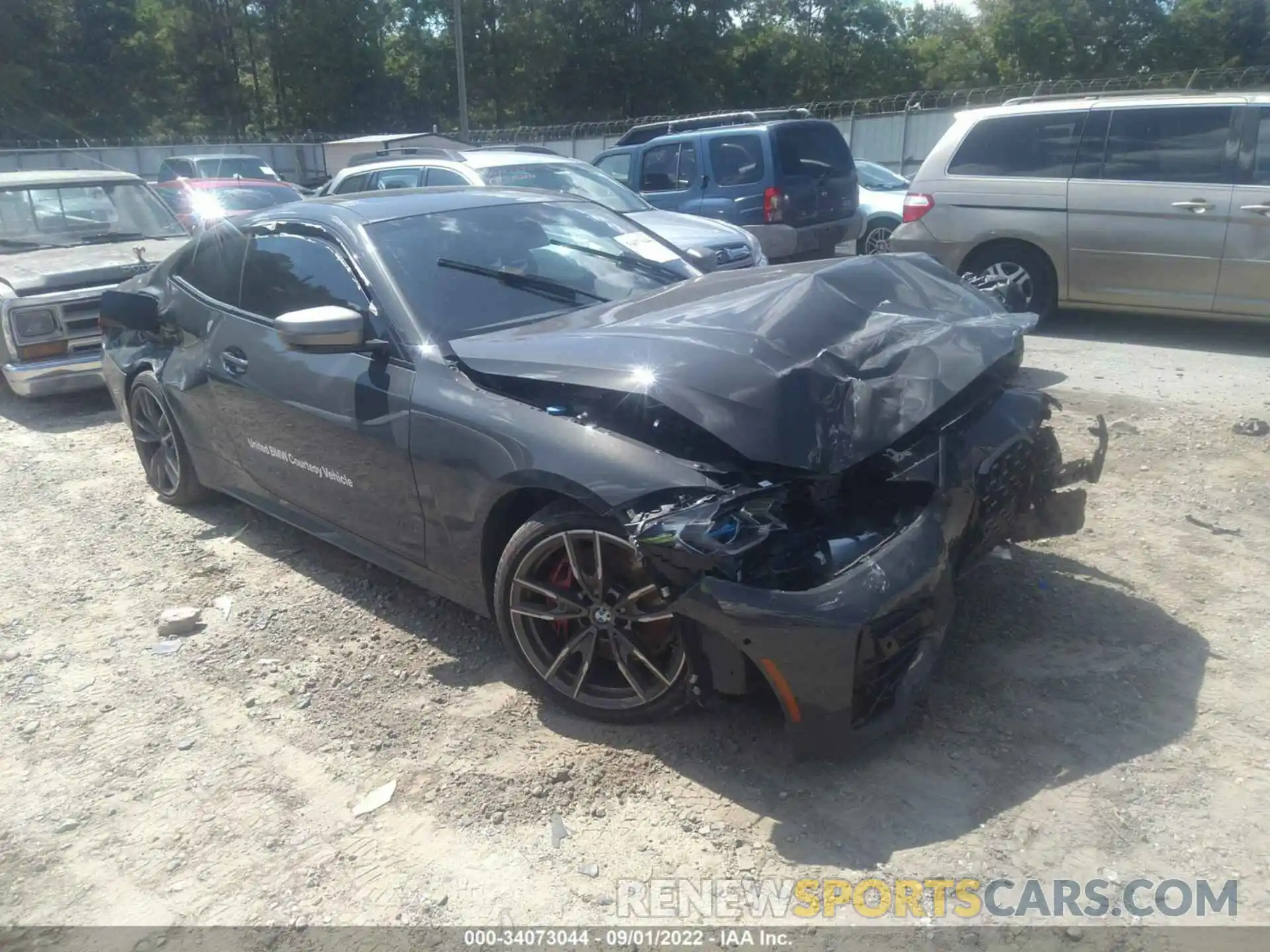 1 Photograph of a damaged car WBA13AR03MCG31835 BMW 4 SERIES 2021