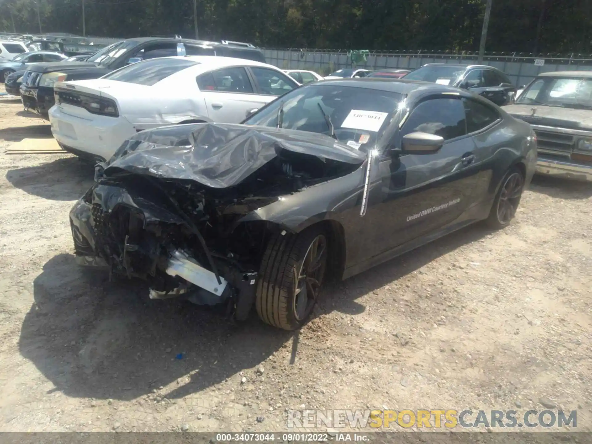 2 Photograph of a damaged car WBA13AR03MCG31835 BMW 4 SERIES 2021