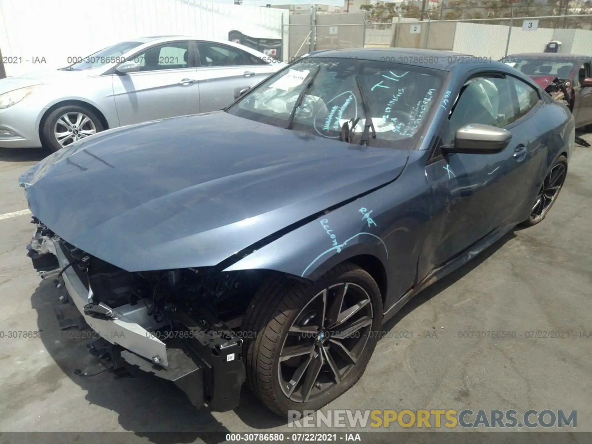 2 Photograph of a damaged car WBA13AR03MCH04671 BMW 4 SERIES 2021