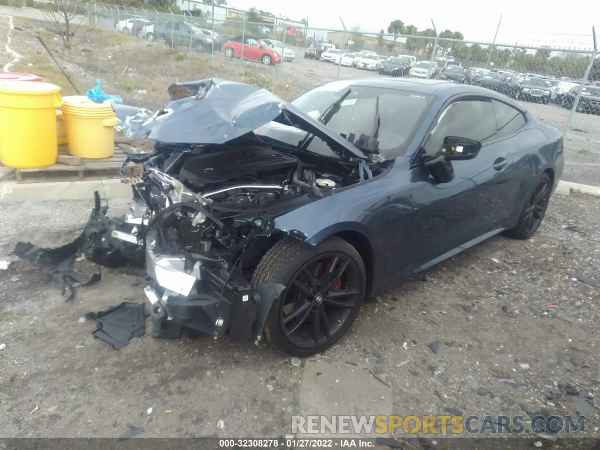 2 Photograph of a damaged car WBA13AR04MCF91281 BMW 4 SERIES 2021