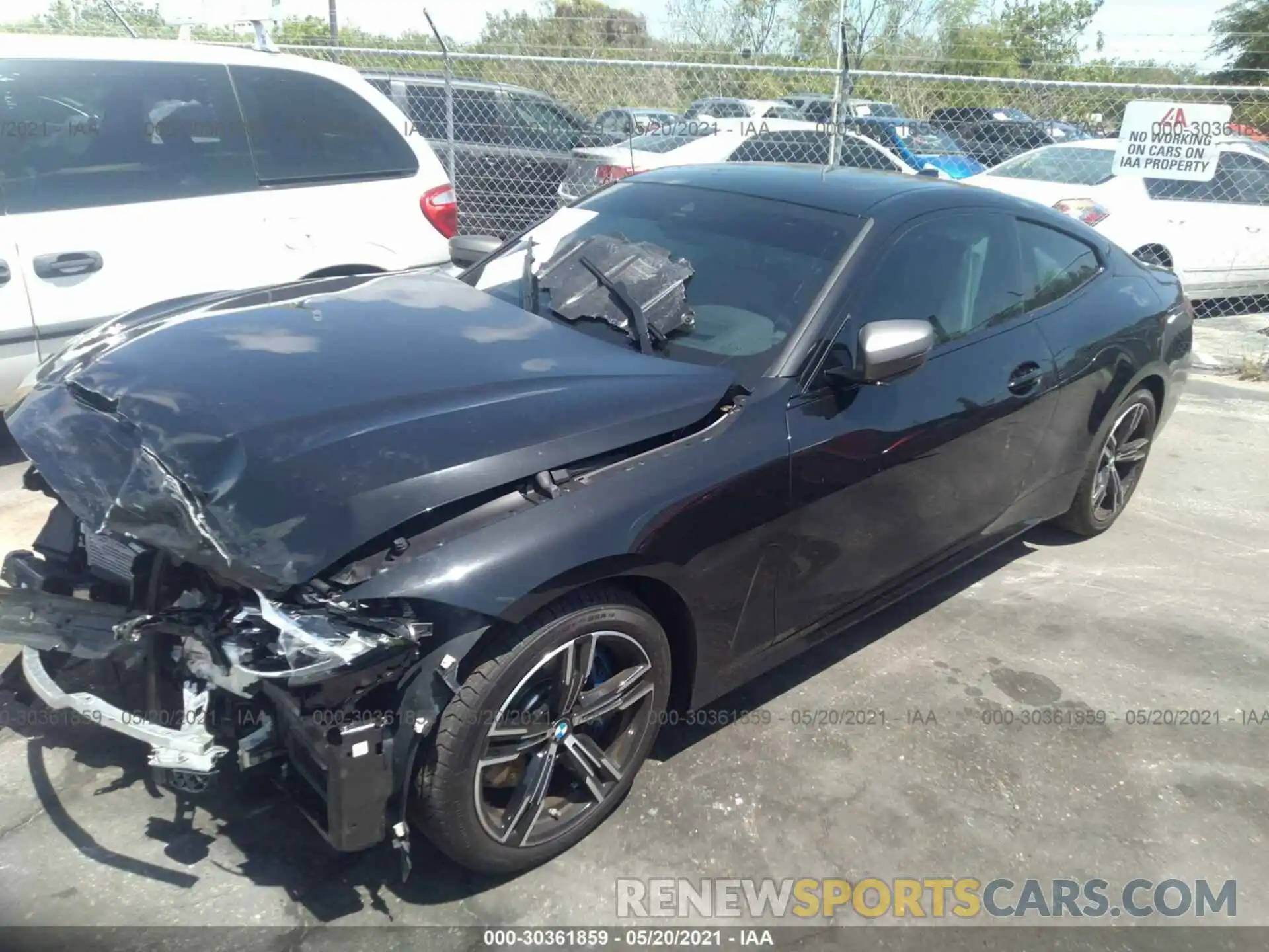 2 Photograph of a damaged car WBA13AR04MCG01727 BMW 4 SERIES 2021