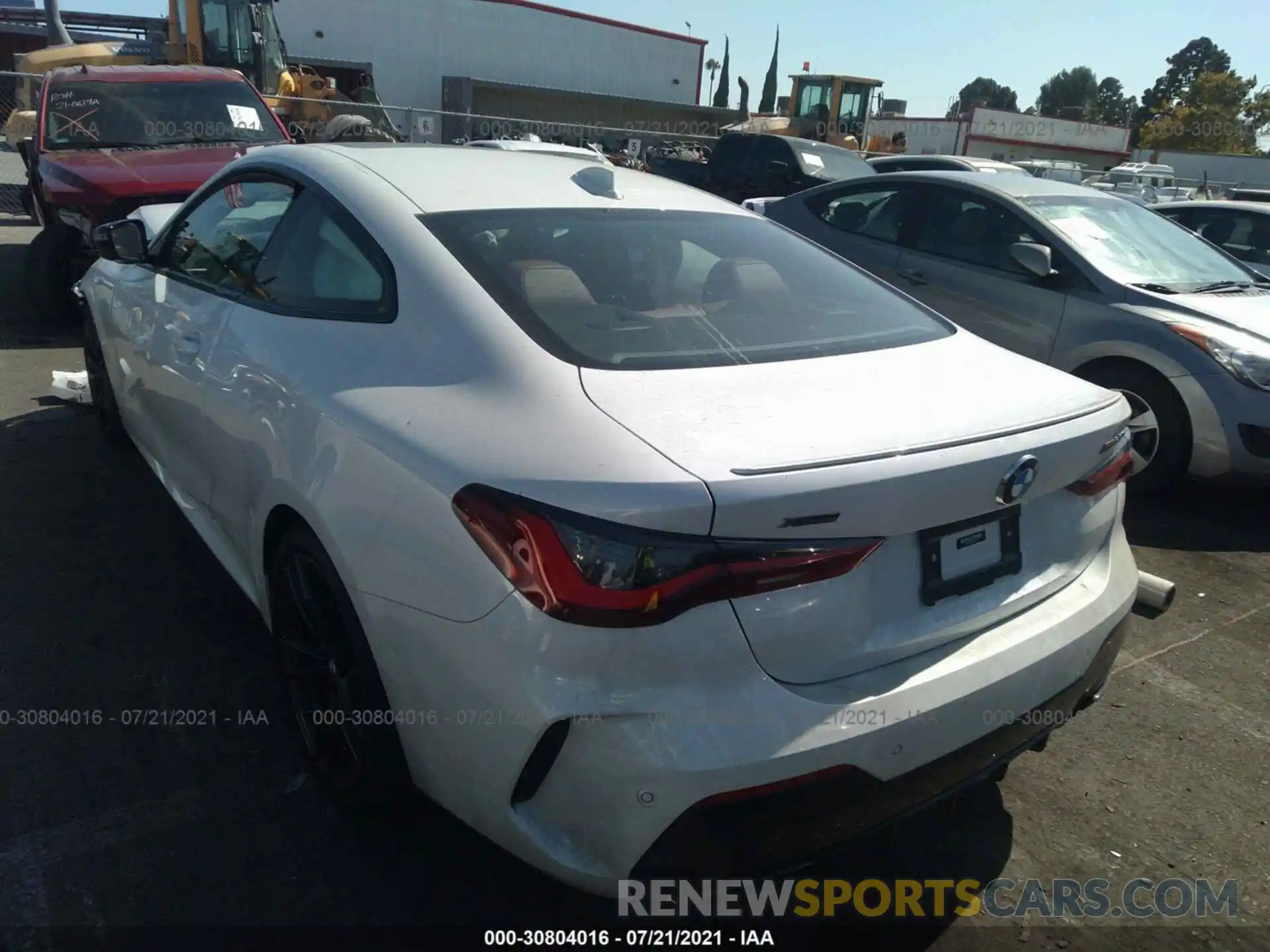 3 Photograph of a damaged car WBA13AR05MCG63654 BMW 4 SERIES 2021