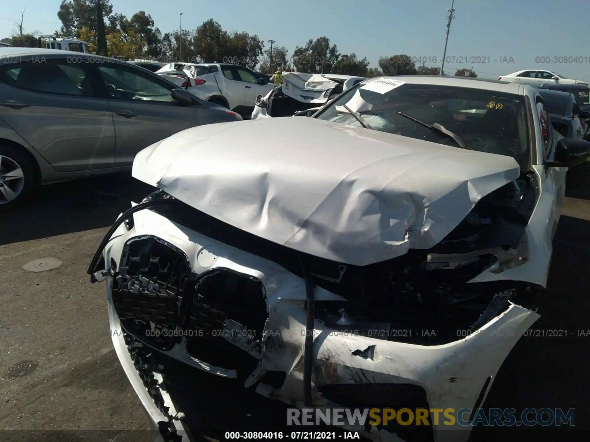 6 Photograph of a damaged car WBA13AR05MCG63654 BMW 4 SERIES 2021