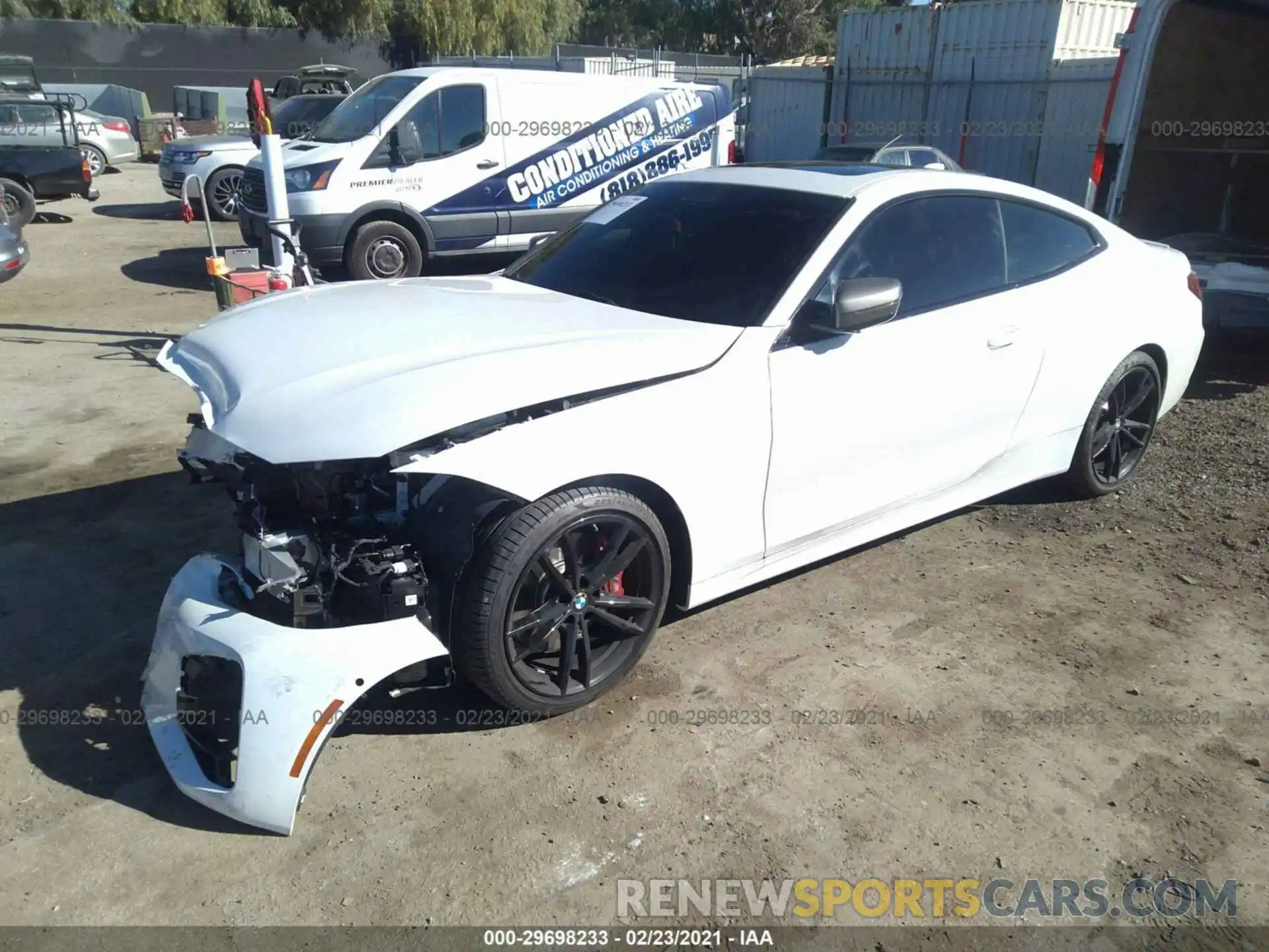 2 Photograph of a damaged car WBA13AR06MCF72277 BMW 4 SERIES 2021