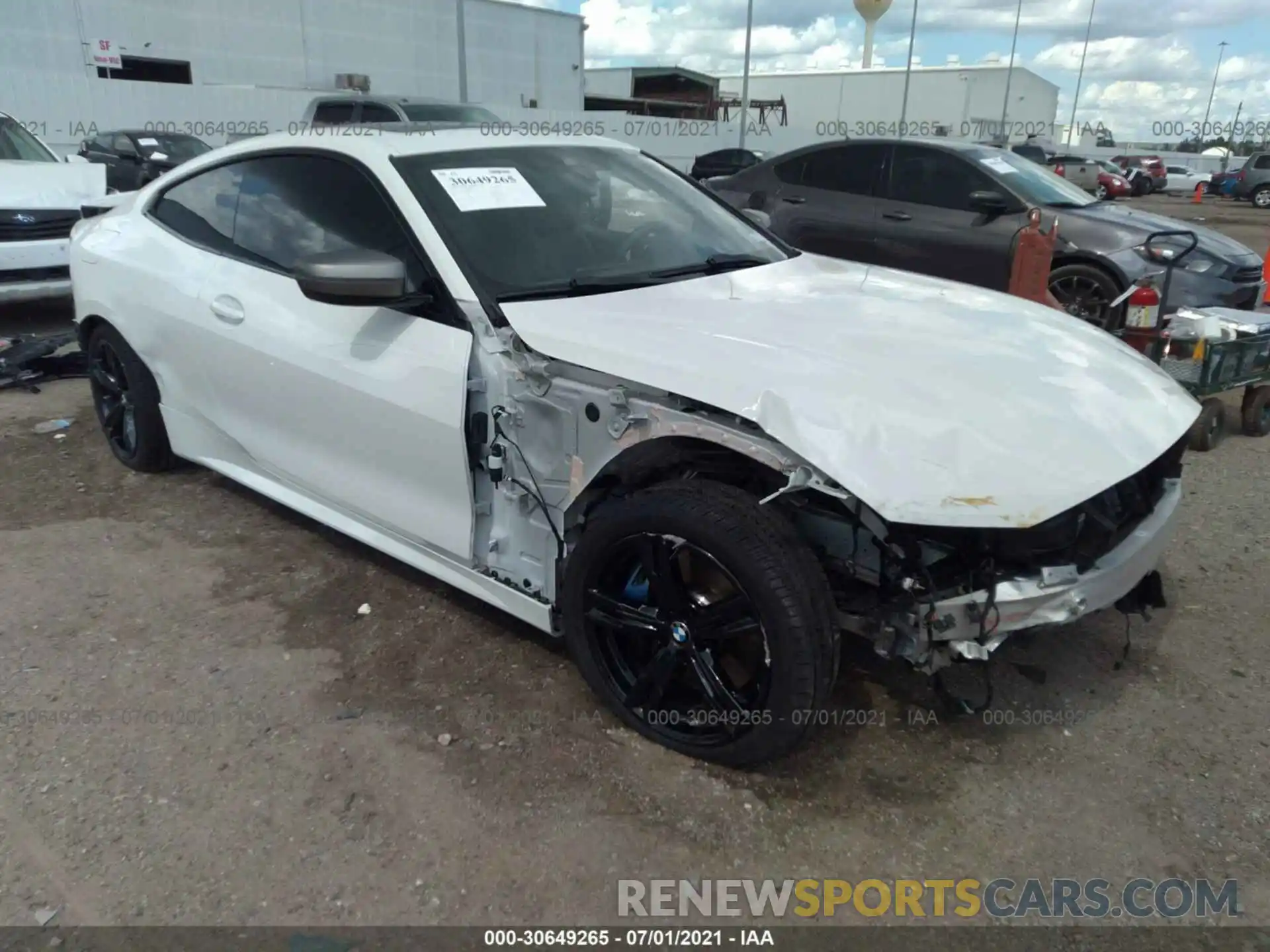 1 Photograph of a damaged car WBA13AR06MCF83103 BMW 4 SERIES 2021