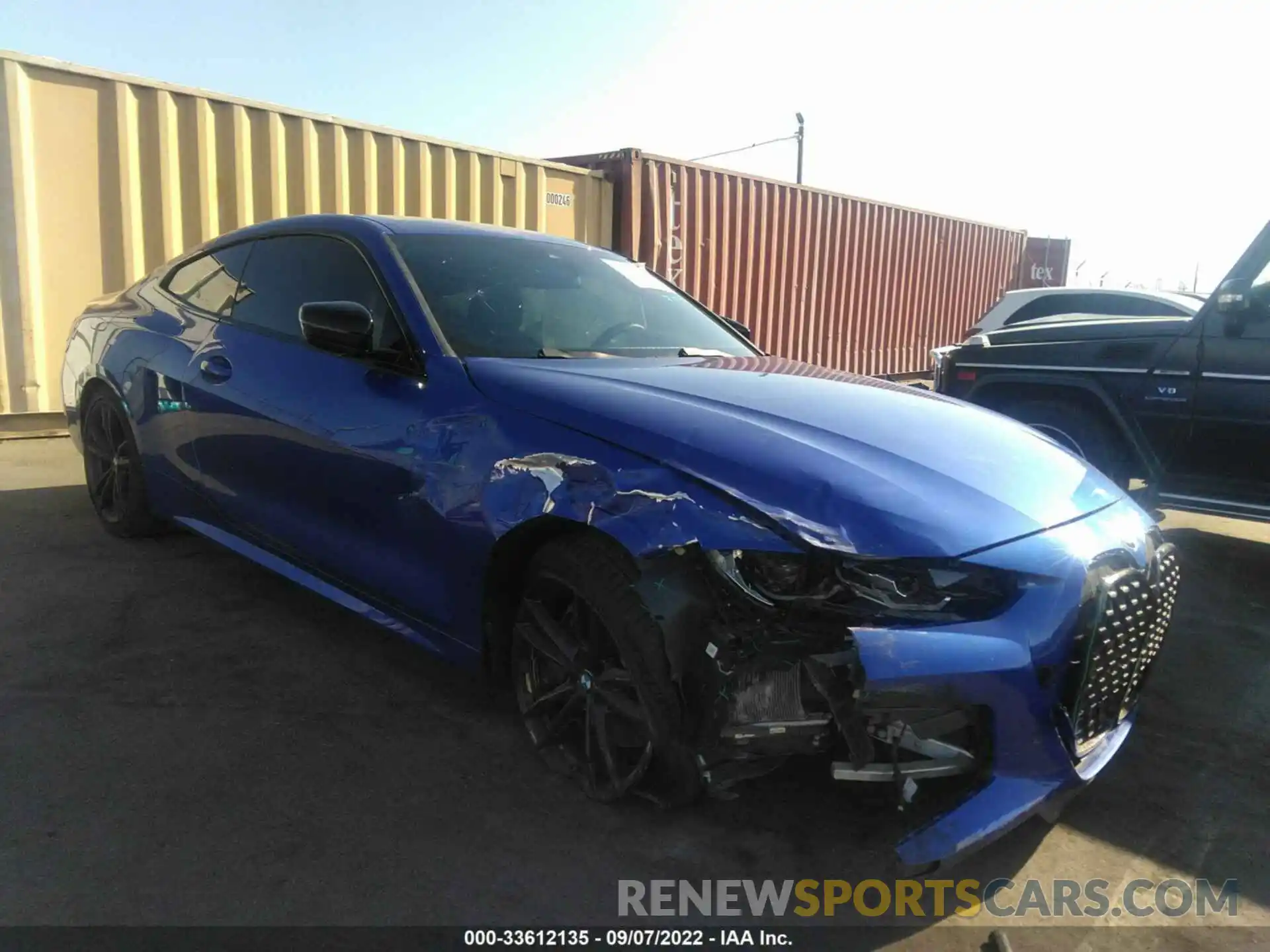 1 Photograph of a damaged car WBA13AR07MCG18019 BMW 4 SERIES 2021