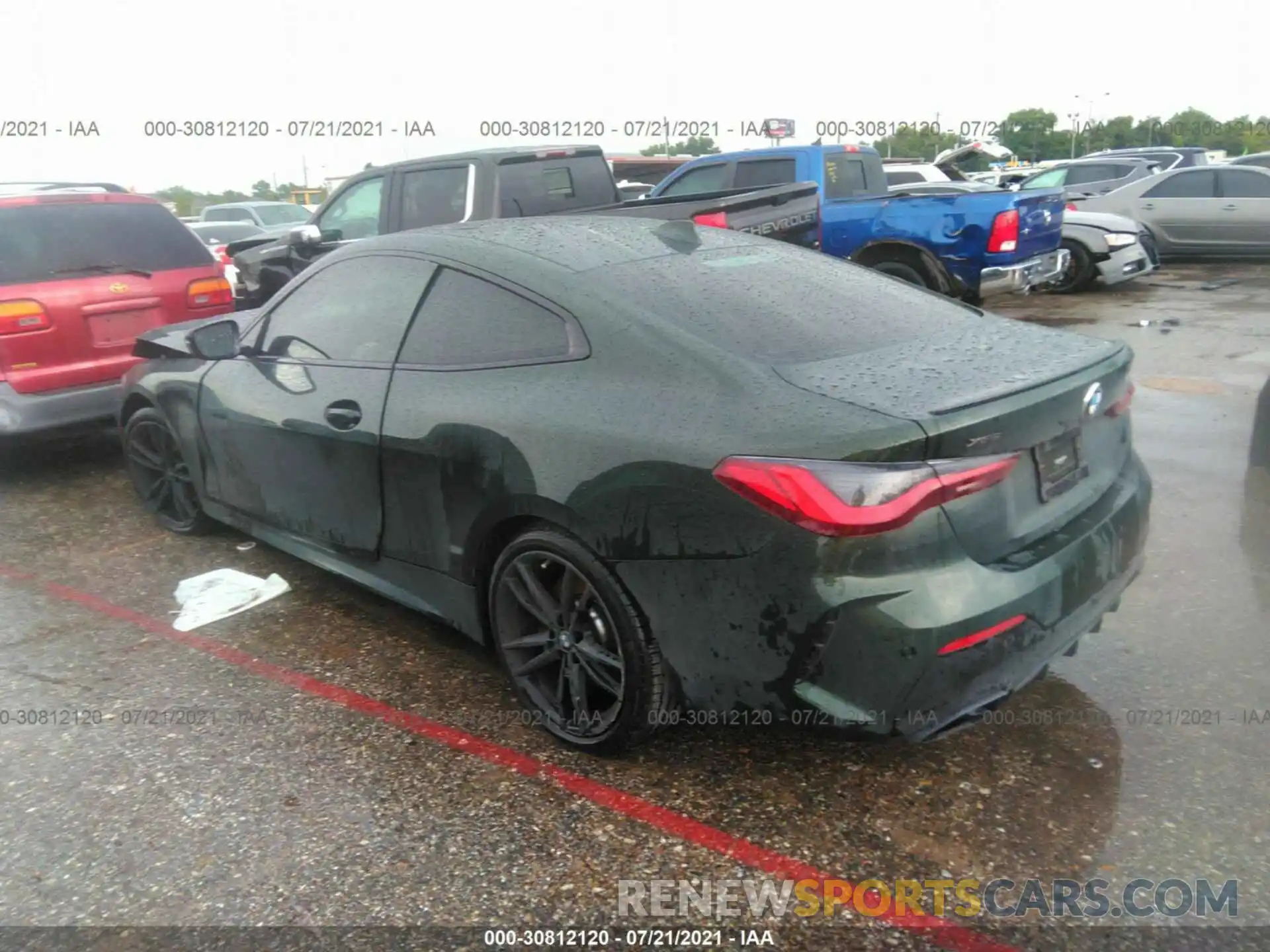 3 Photograph of a damaged car WBA13AR09MCG73734 BMW 4 SERIES 2021