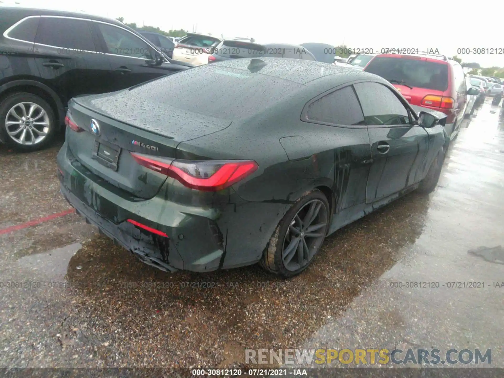 4 Photograph of a damaged car WBA13AR09MCG73734 BMW 4 SERIES 2021