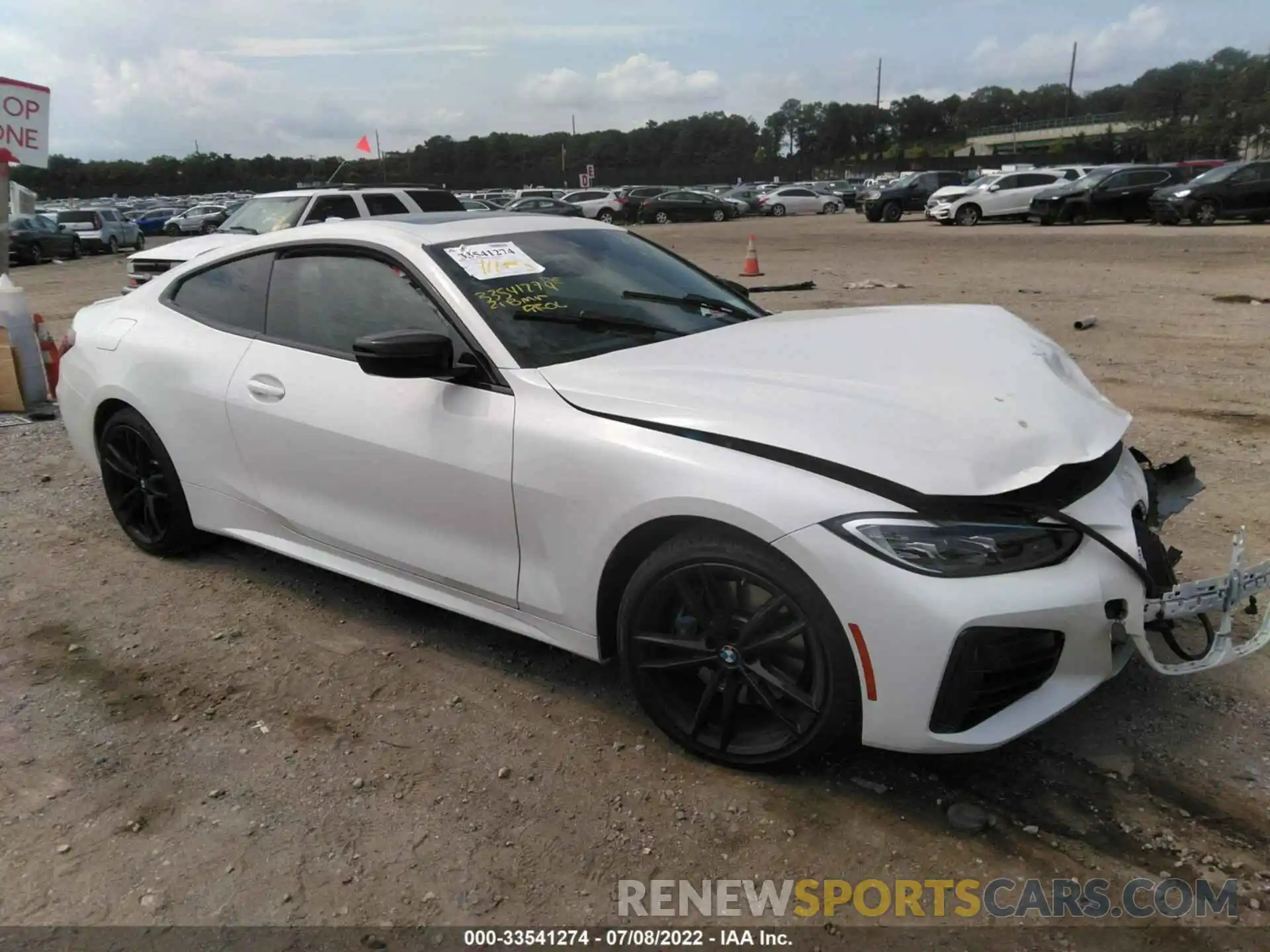 1 Photograph of a damaged car WBA13AR0XMCF72248 BMW 4 SERIES 2021