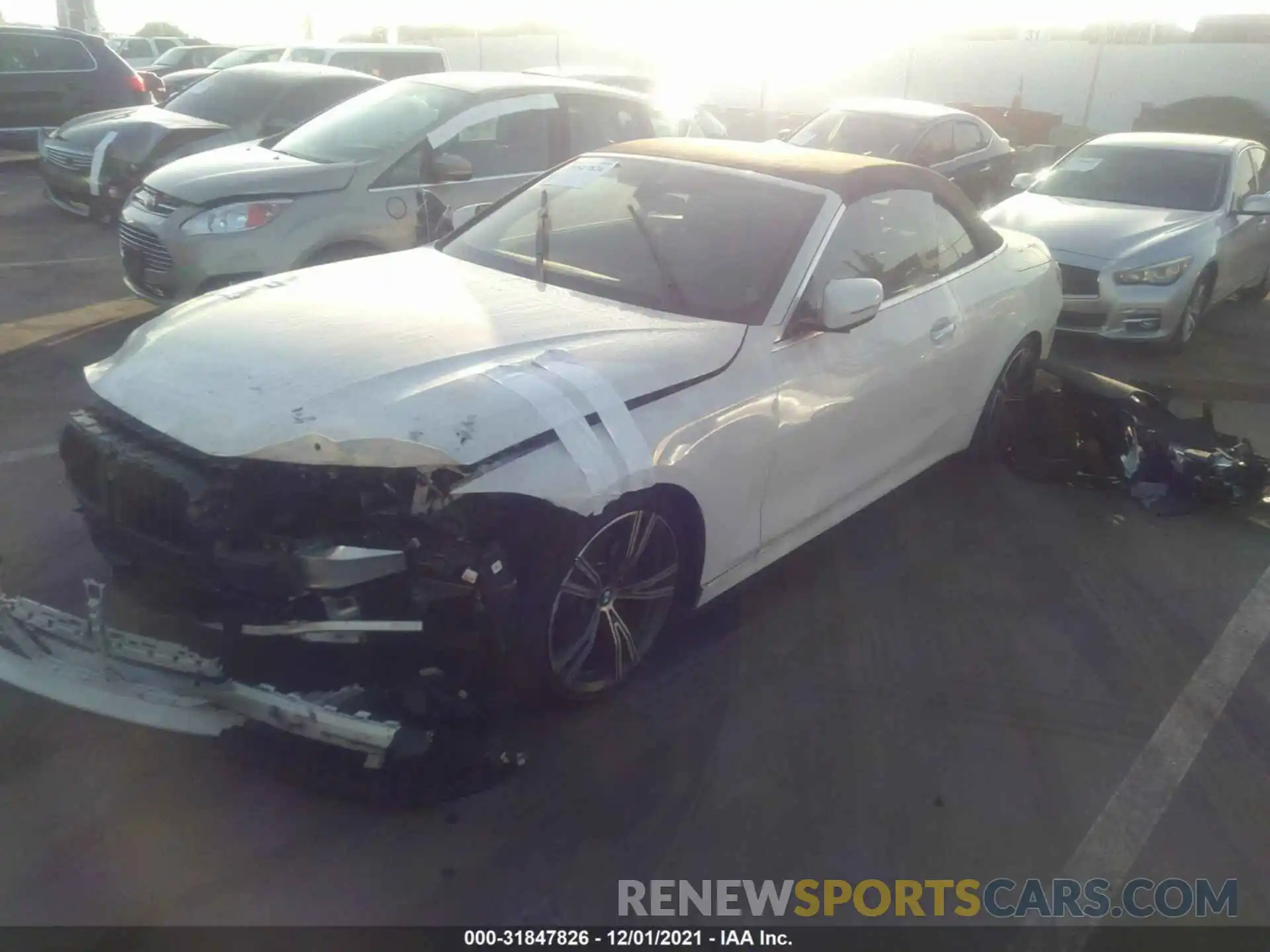 2 Photograph of a damaged car WBA23AT01MCH10367 BMW 4 SERIES 2021