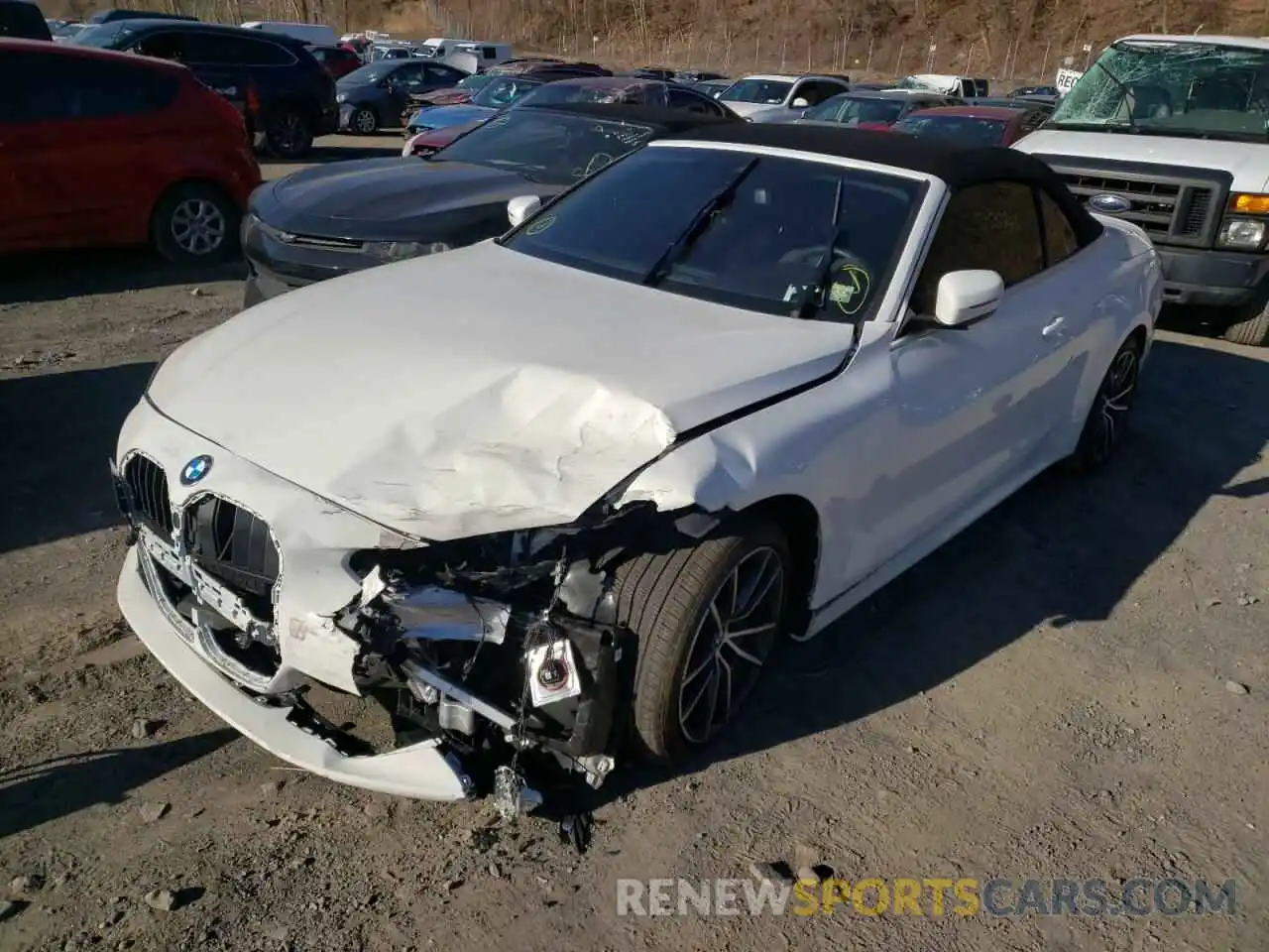 2 Photograph of a damaged car WBA23AT02MCG26381 BMW 4 SERIES 2021