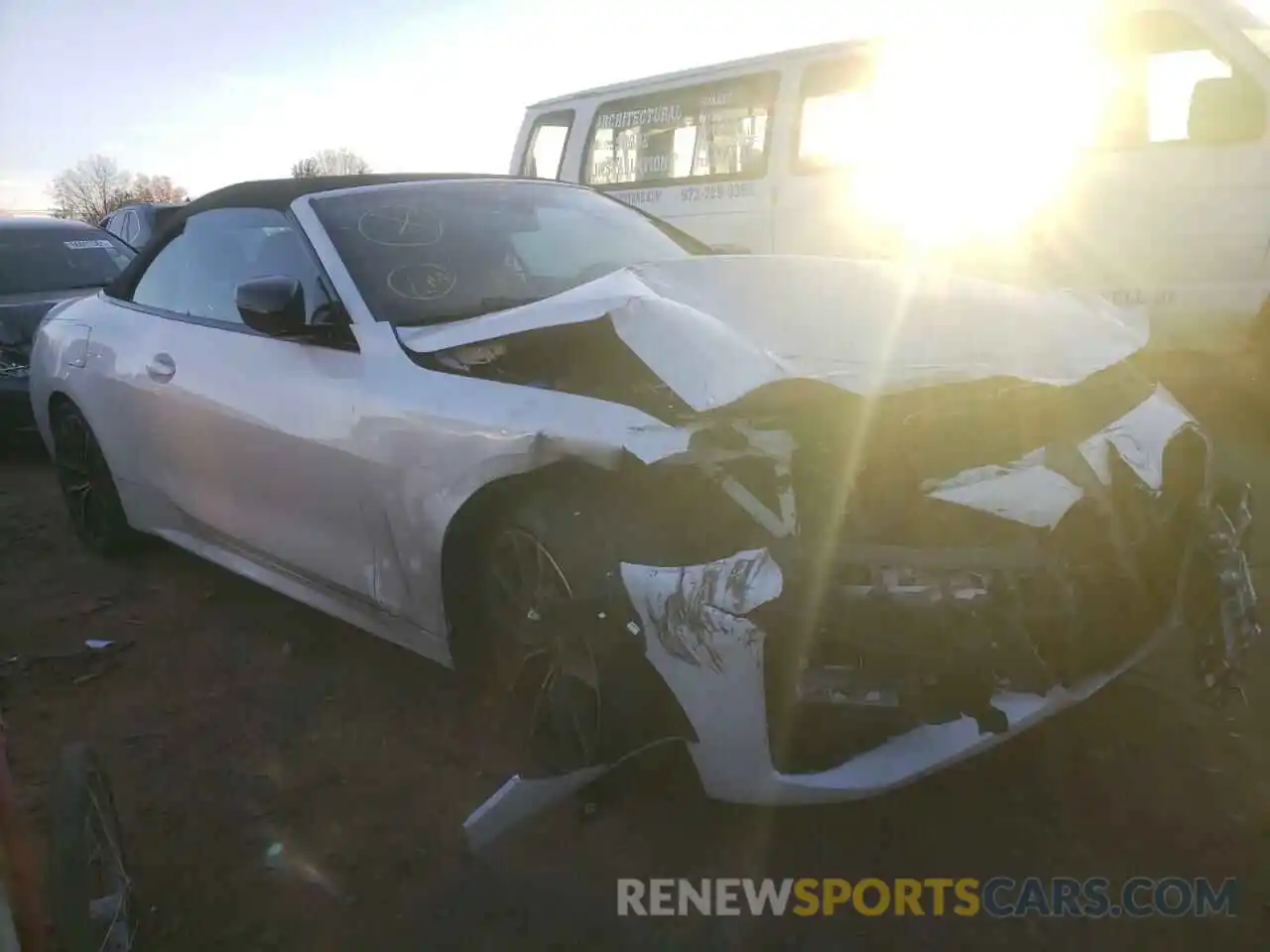 1 Photograph of a damaged car WBA23AT03MCG68316 BMW 4 SERIES 2021